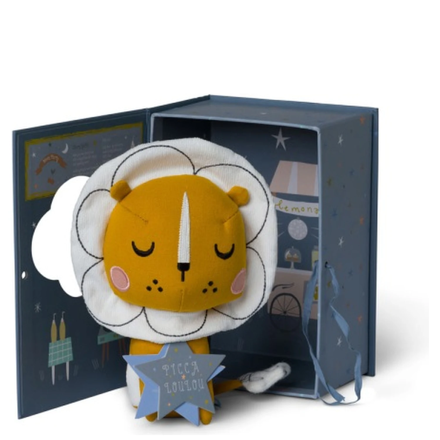 lion in gift box