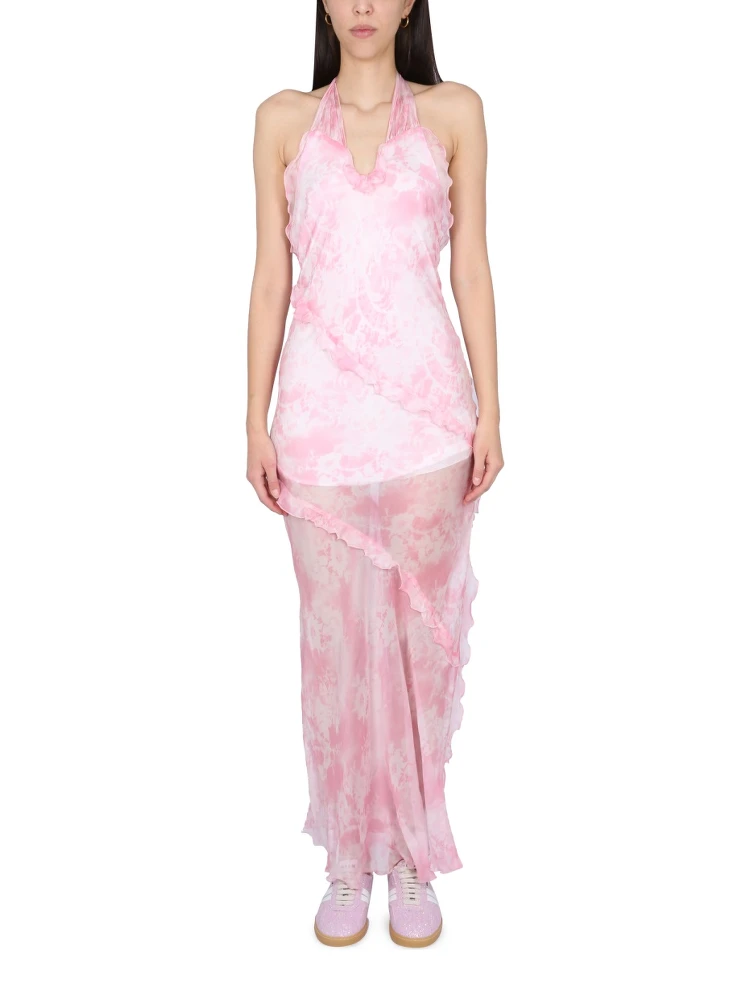 SILK CHIFFON DRESS