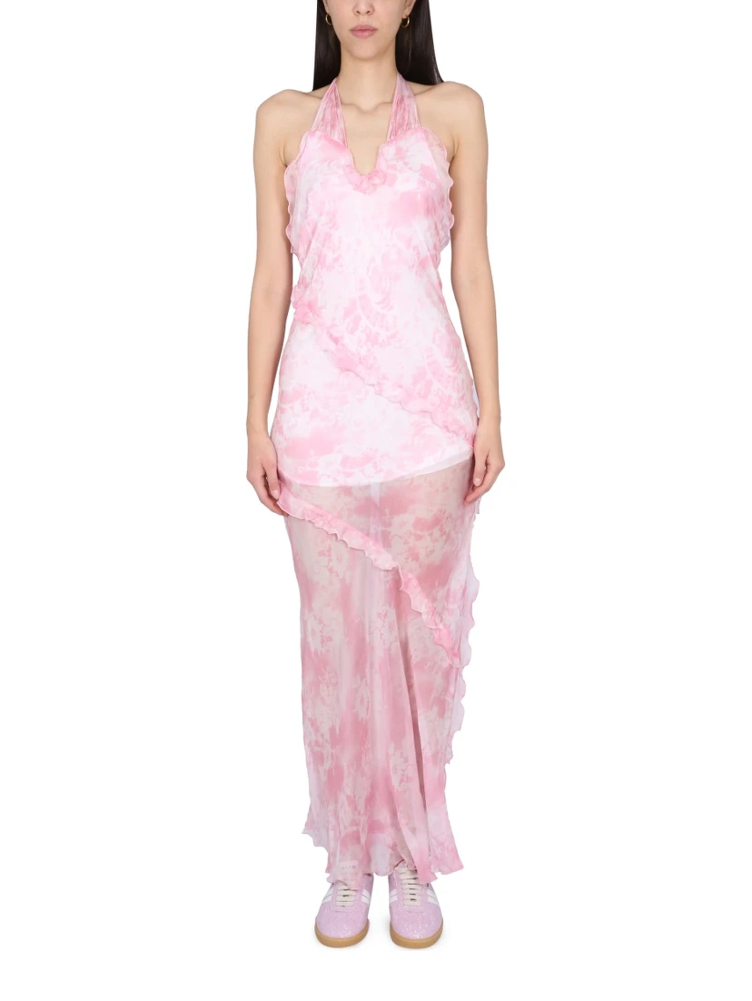 SILK CHIFFON DRESS