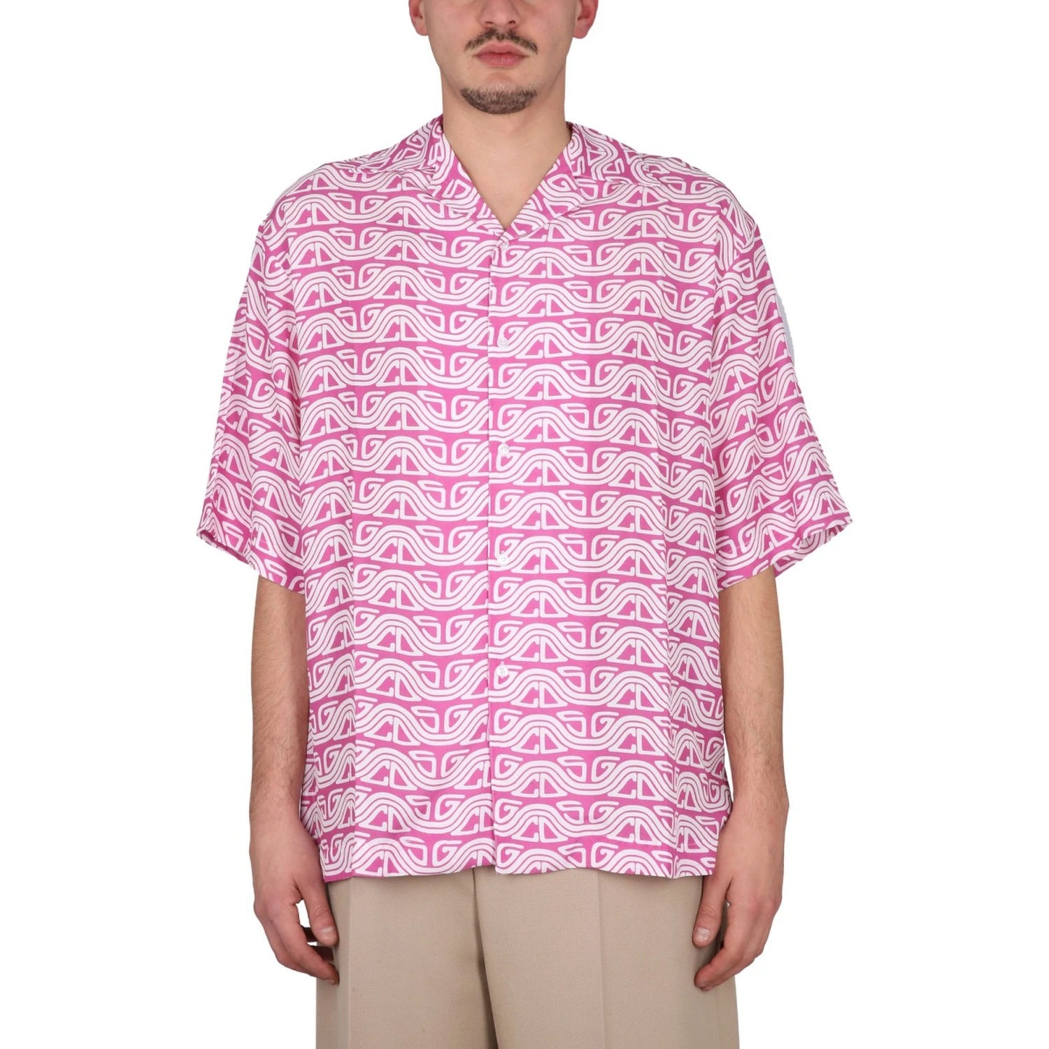 MONOGRAM WAVED SHIRT