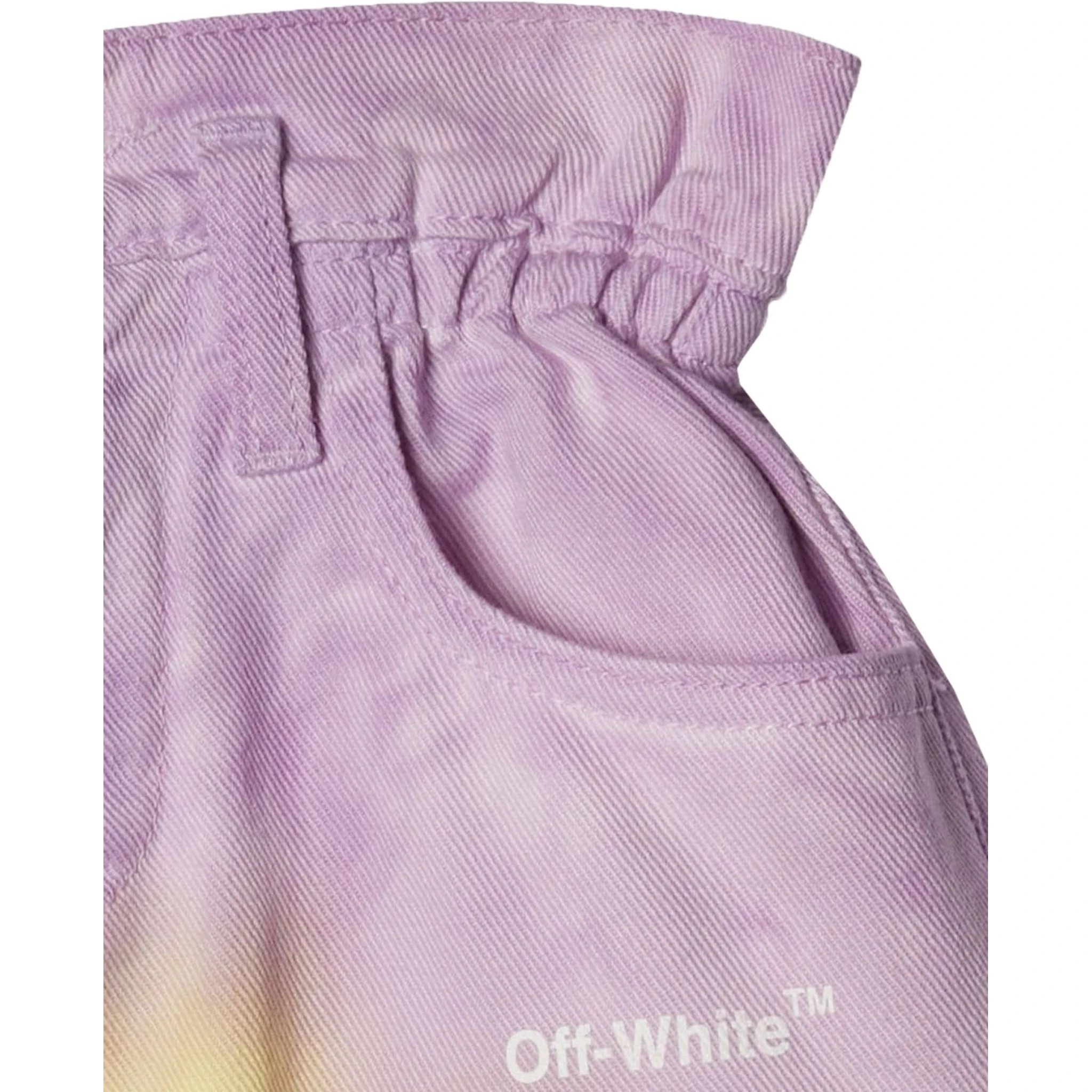 helvetica sprayed shorts