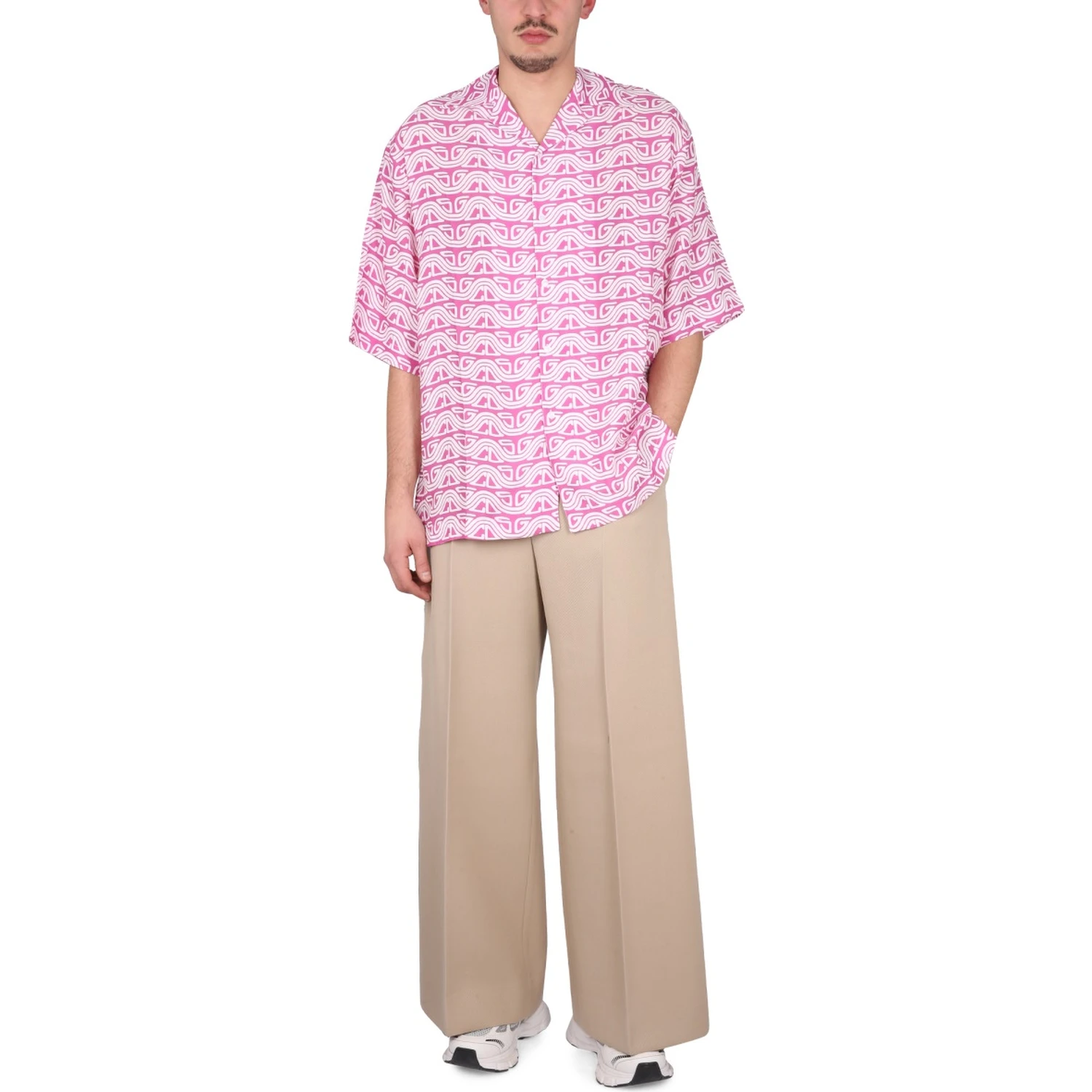 MONOGRAM WAVED SHIRT