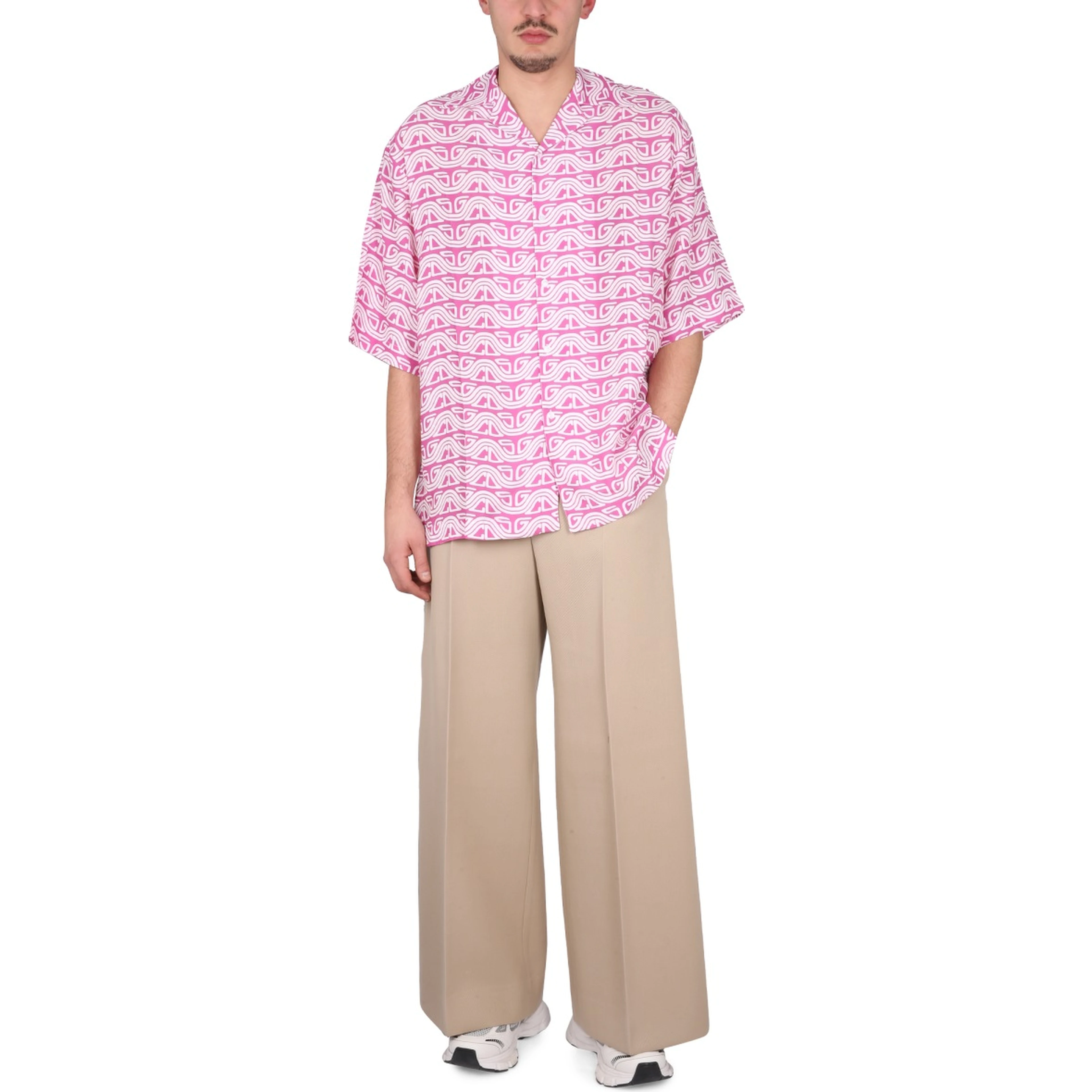 MONOGRAM WAVED SHIRT