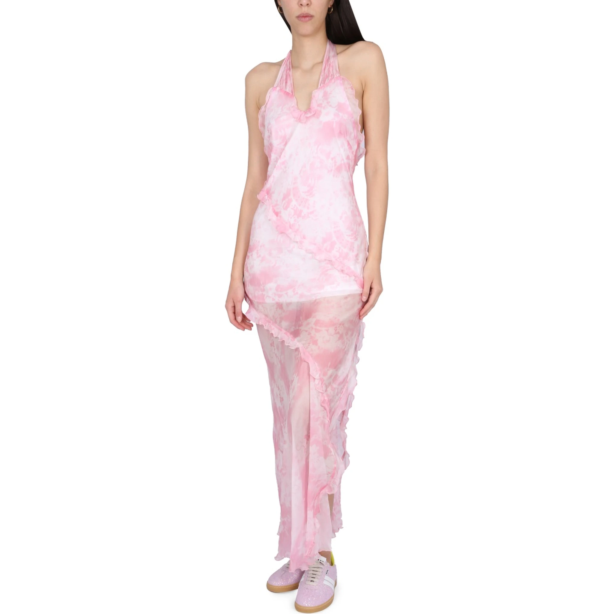 SILK CHIFFON DRESS