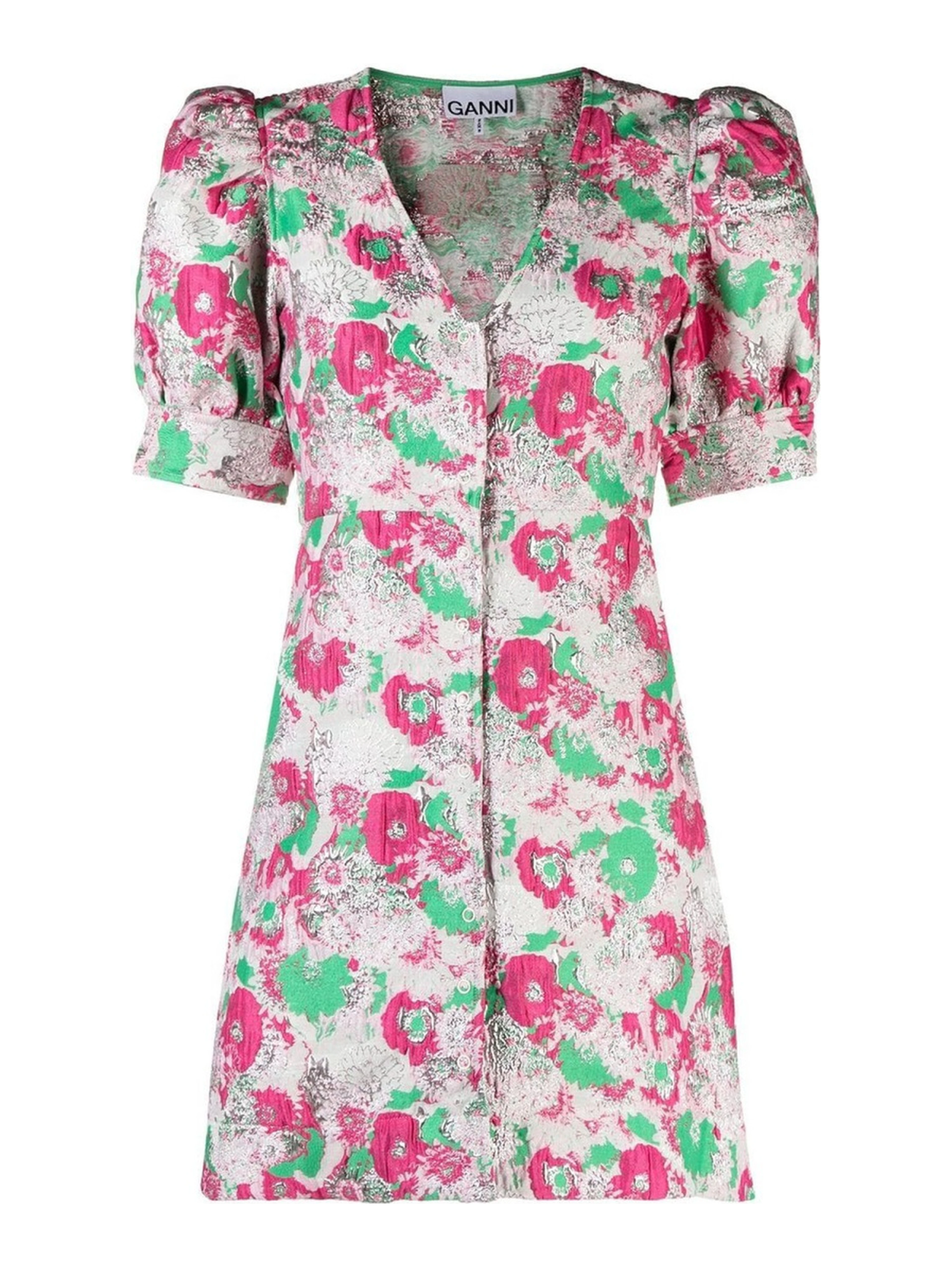 3D JACQUARD MINI DRESS