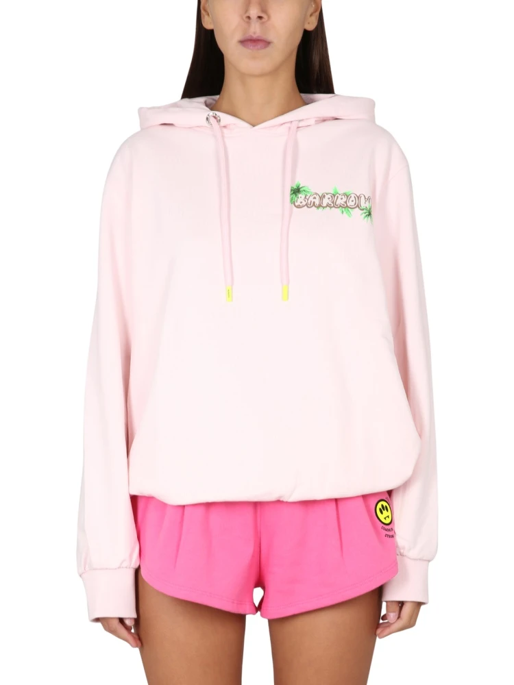 SWEATSHIRT WITH LOGO PRINT
