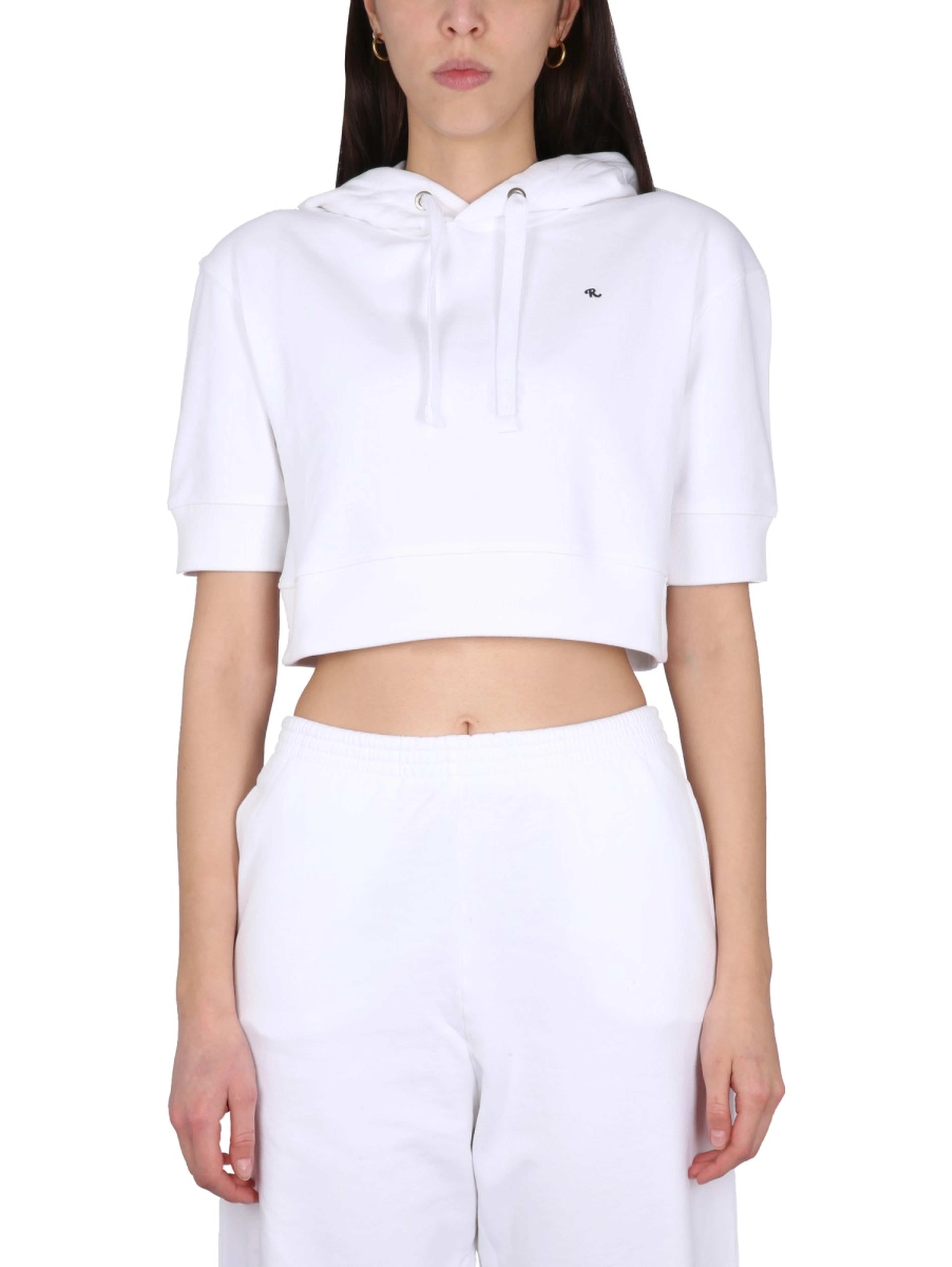 SWEATSHIRT WITH LOGO EMBROIDERY