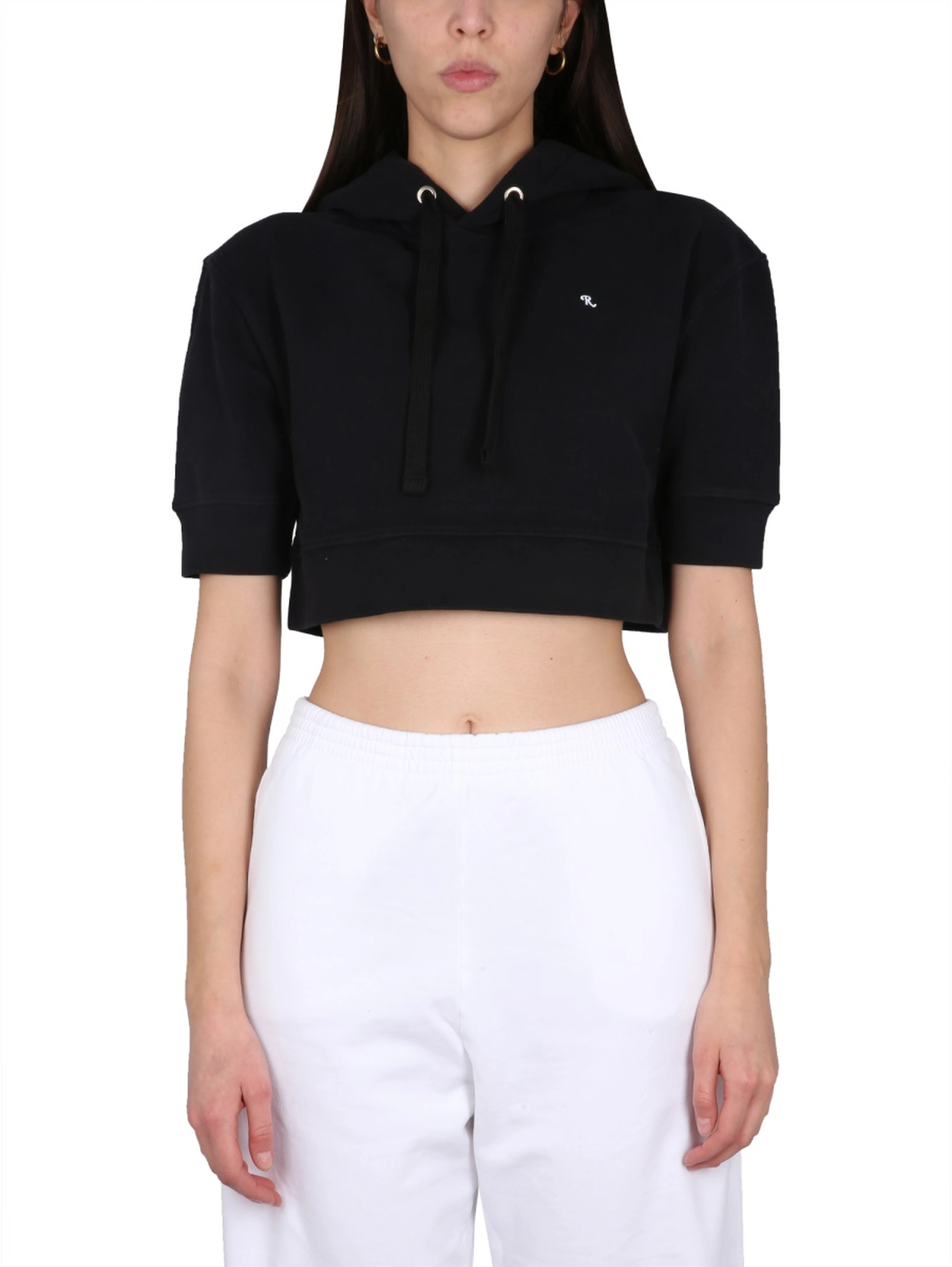 SWEATSHIRT WITH LOGO EMBROIDERY