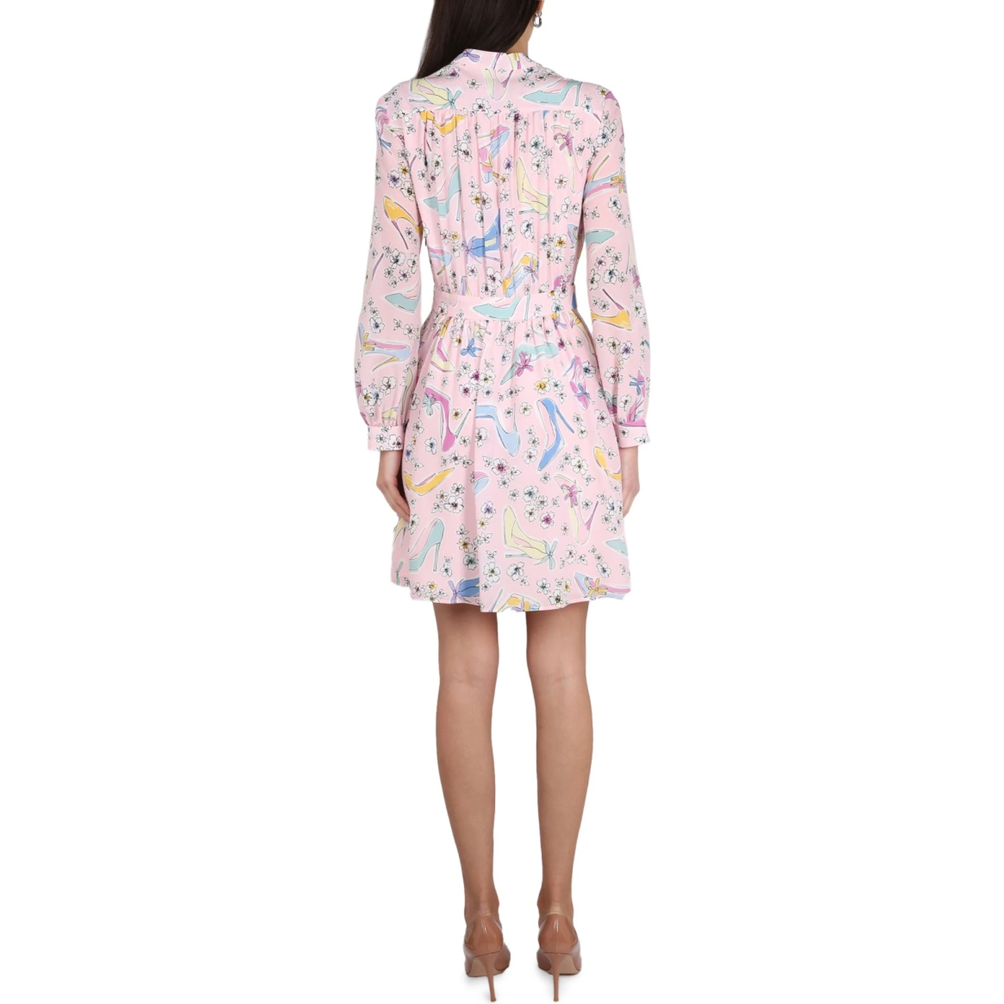 "HEELS AND FLOWERS" DRESS