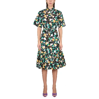 SHIRT DRESS WITH BELT