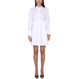 PLEATED SHIRT DRESS