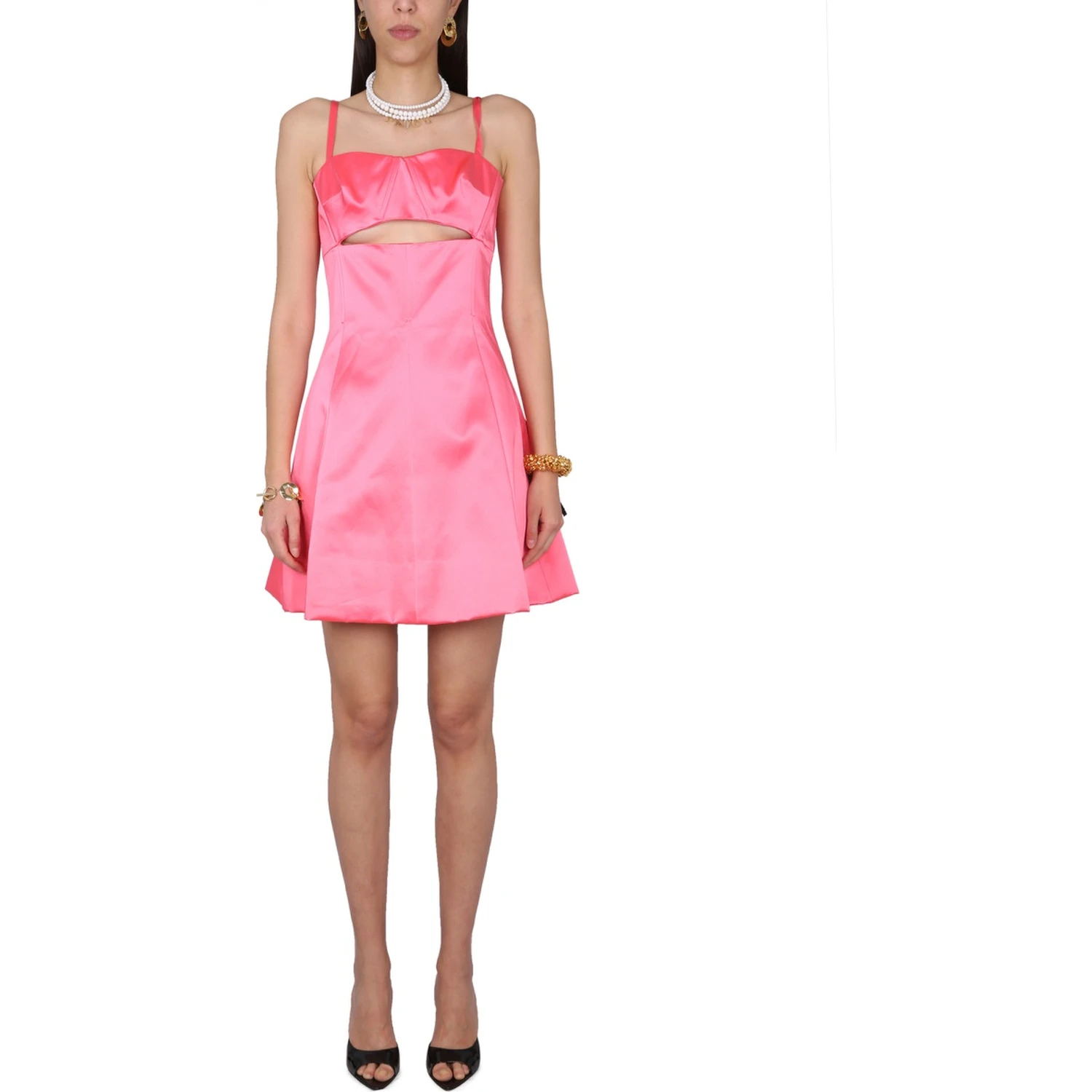 DRESS WITH CUT-OUT DETAILS