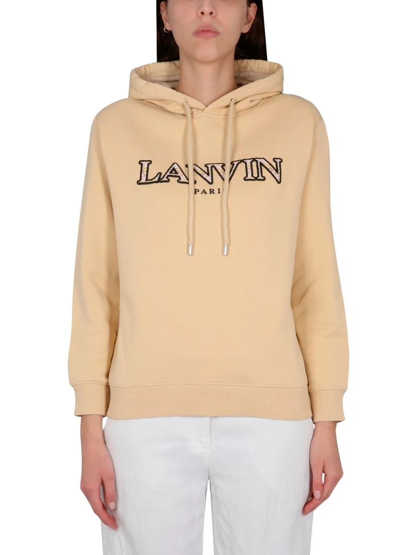 SWEATSHIRT WITH LOGO EMBROIDERY