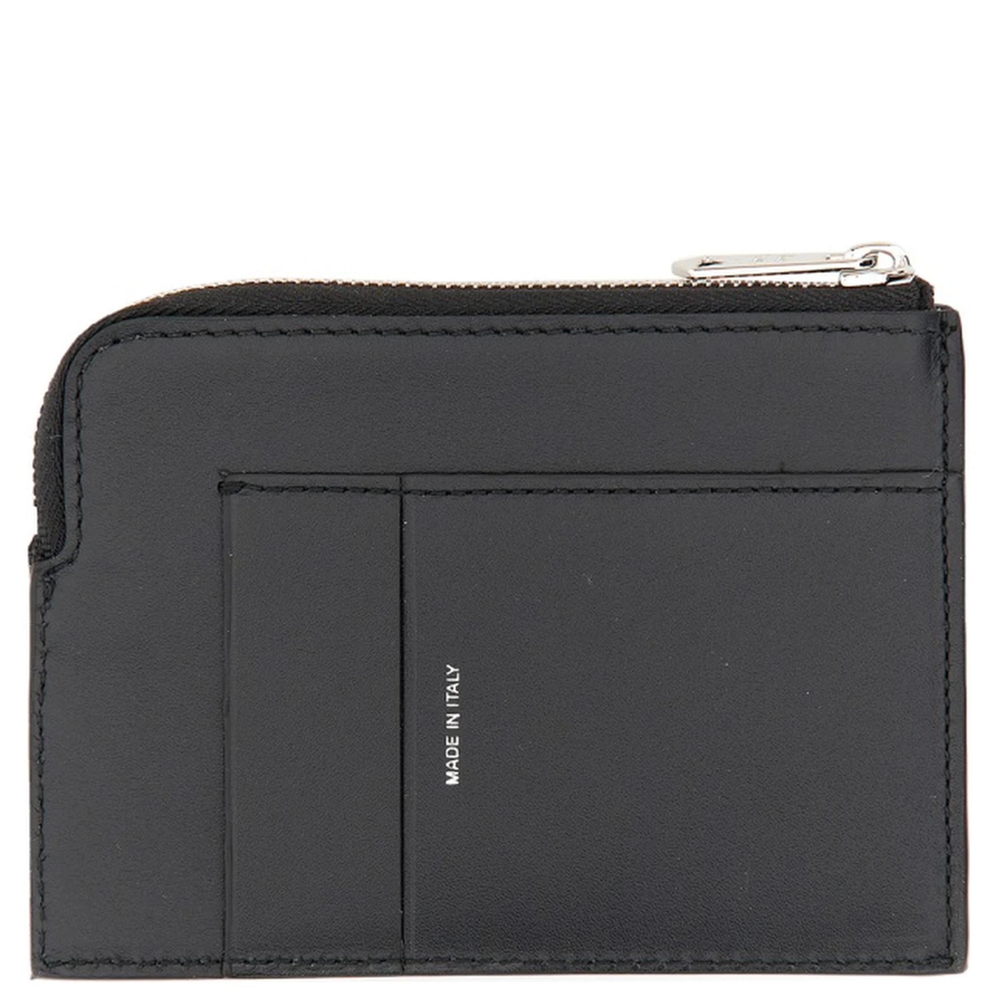 SIGNATURE STRIPE ZIPPER WALLET