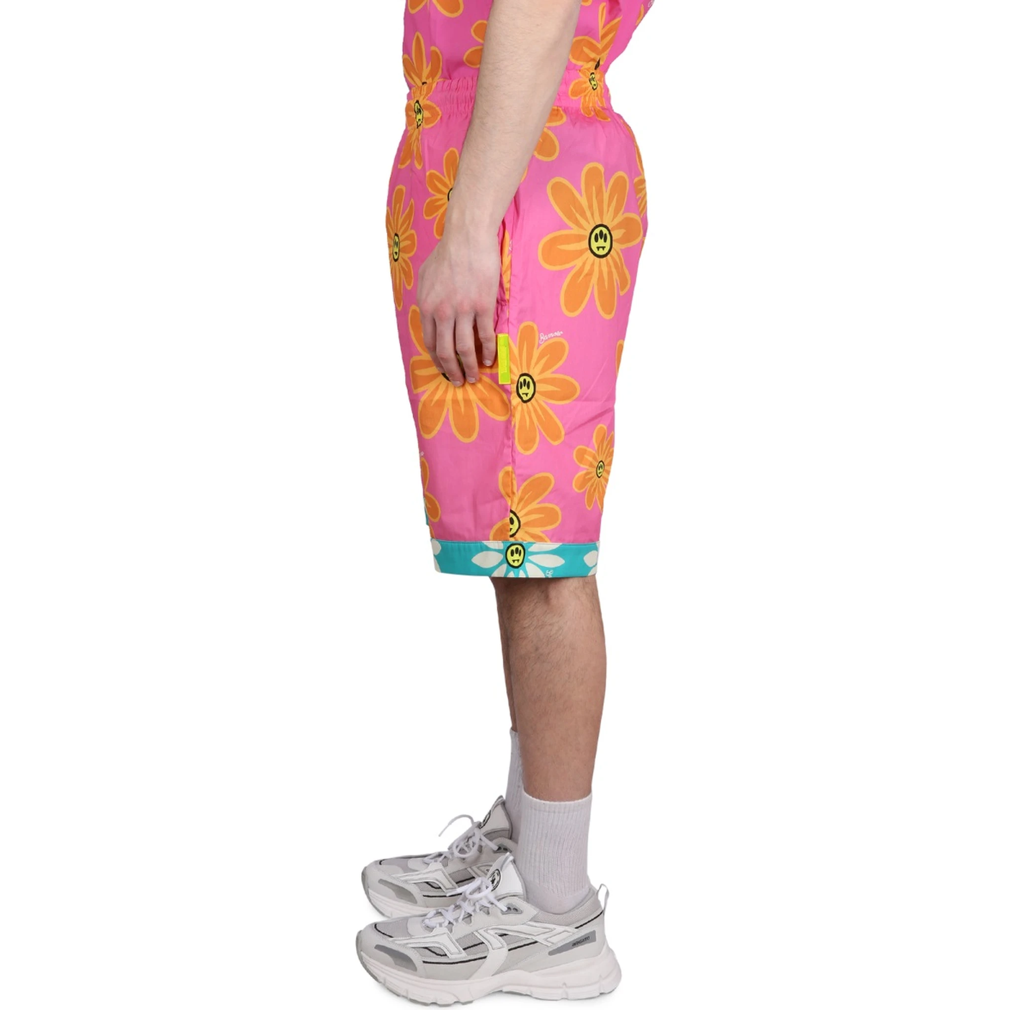SUNFLOWER PRINT BERMUDA SHORTS