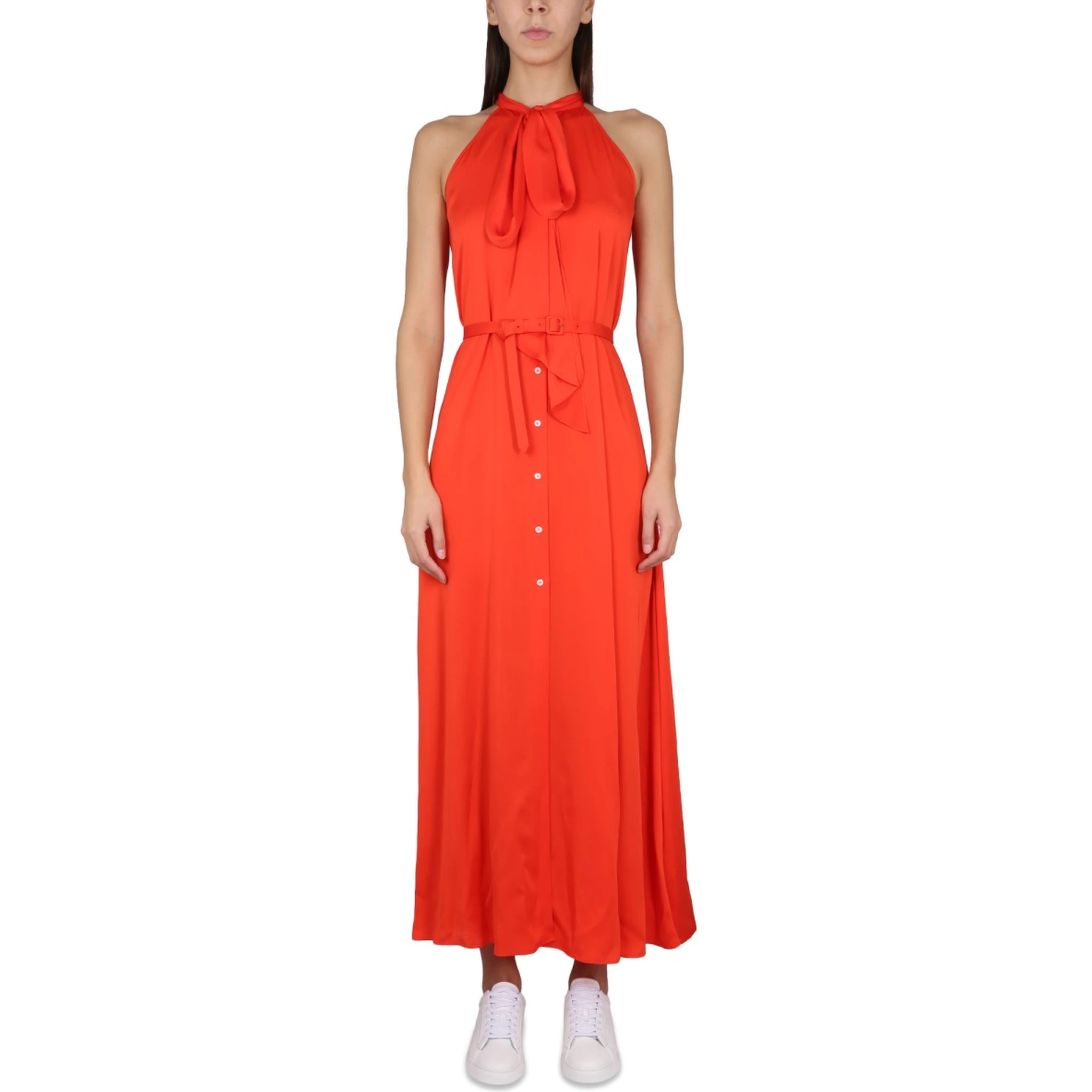 BELTED DRESS