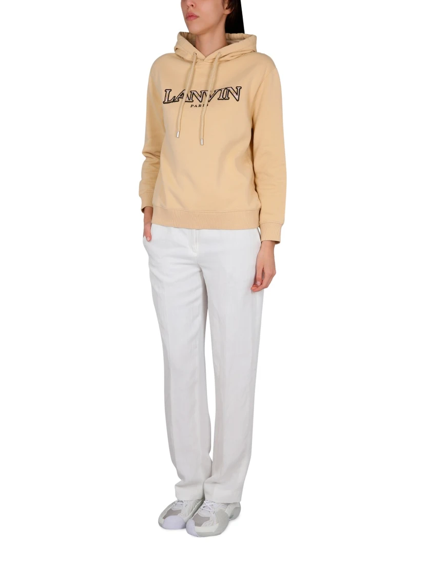 SWEATSHIRT WITH LOGO EMBROIDERY