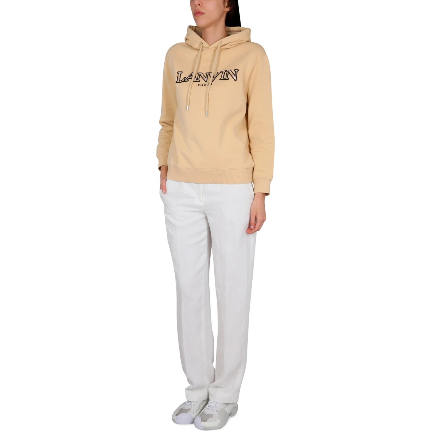 SWEATSHIRT WITH LOGO EMBROIDERY