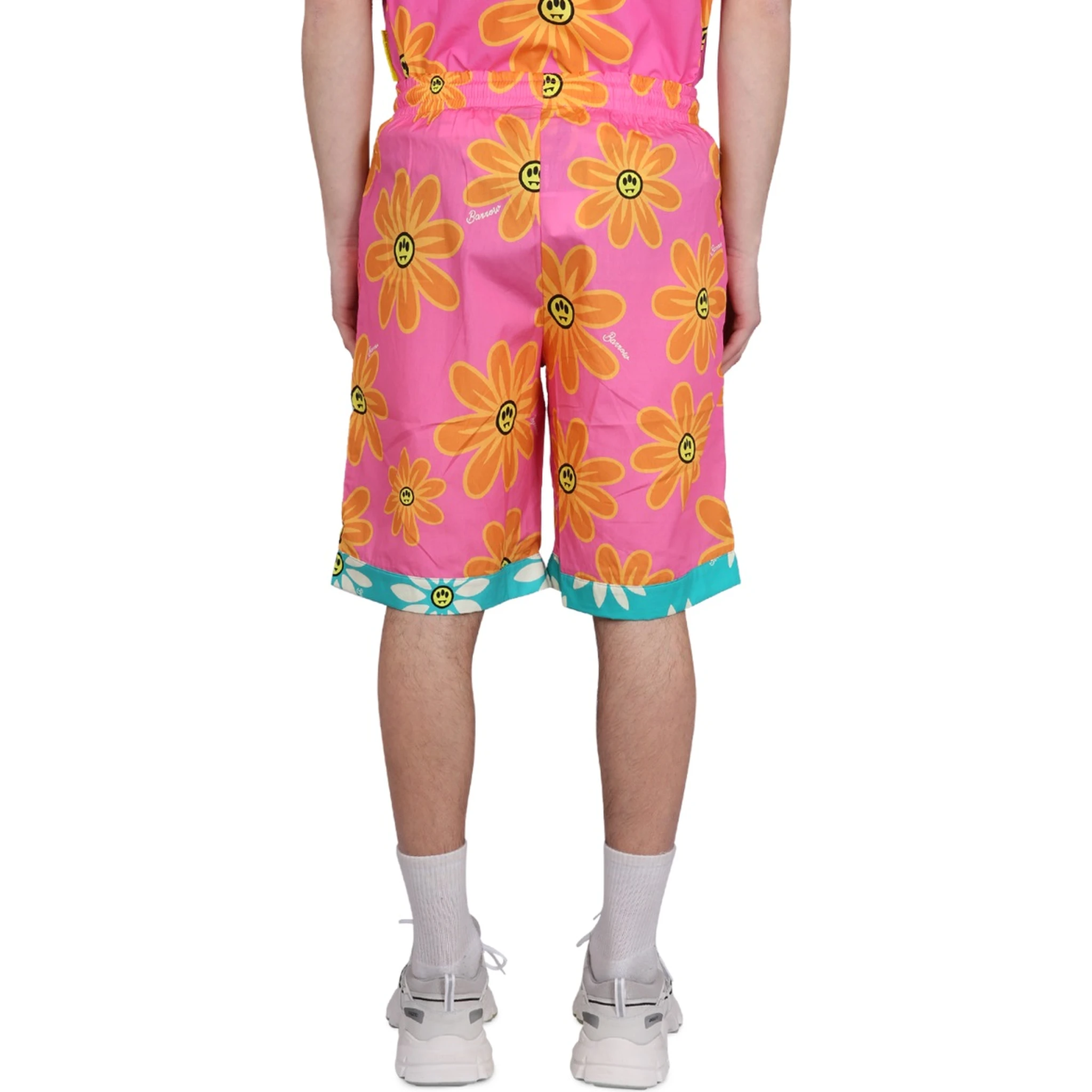 SUNFLOWER PRINT BERMUDA SHORTS