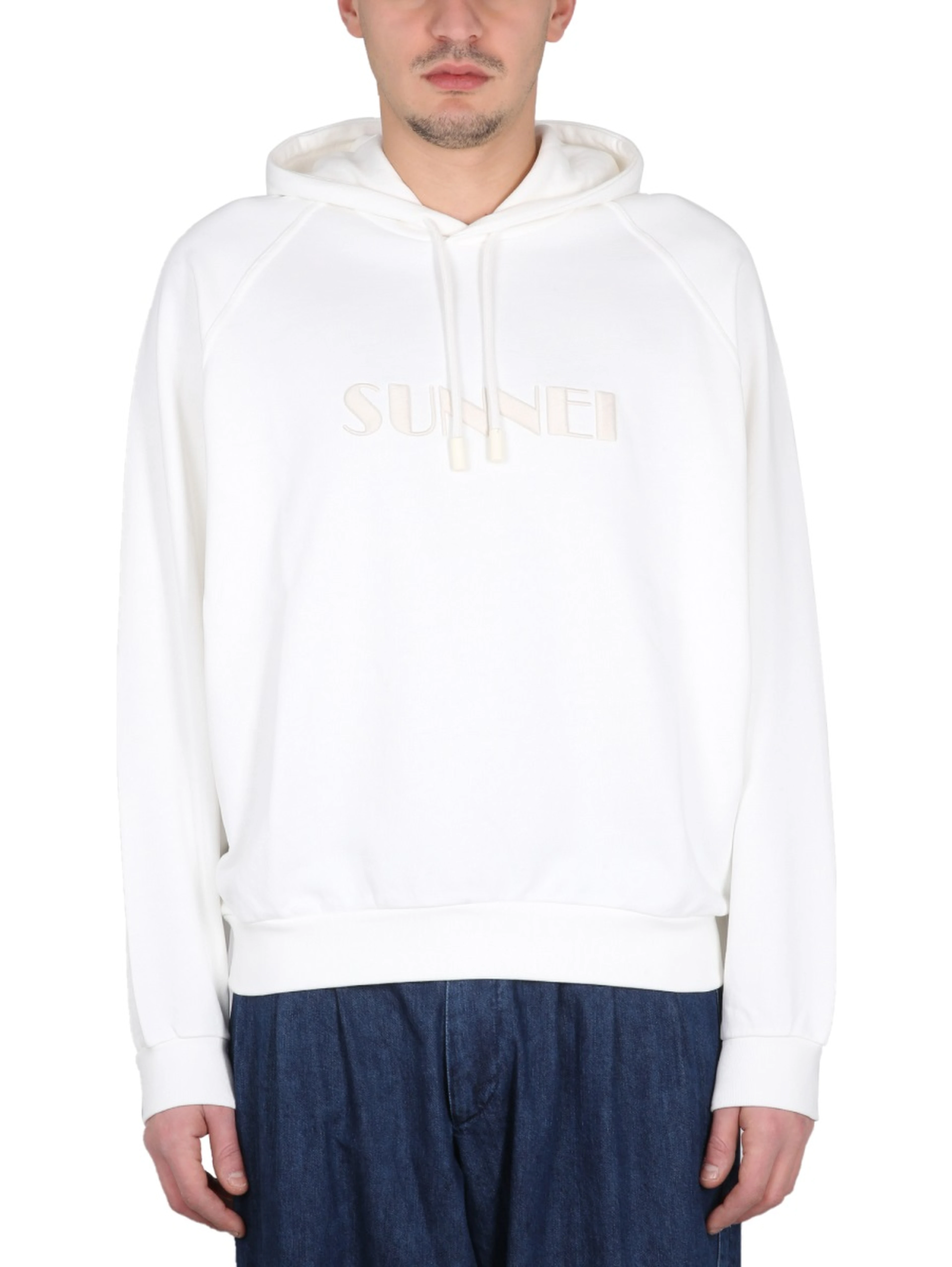 SWEATSHIRT WITH LOGO EMBROIDERY