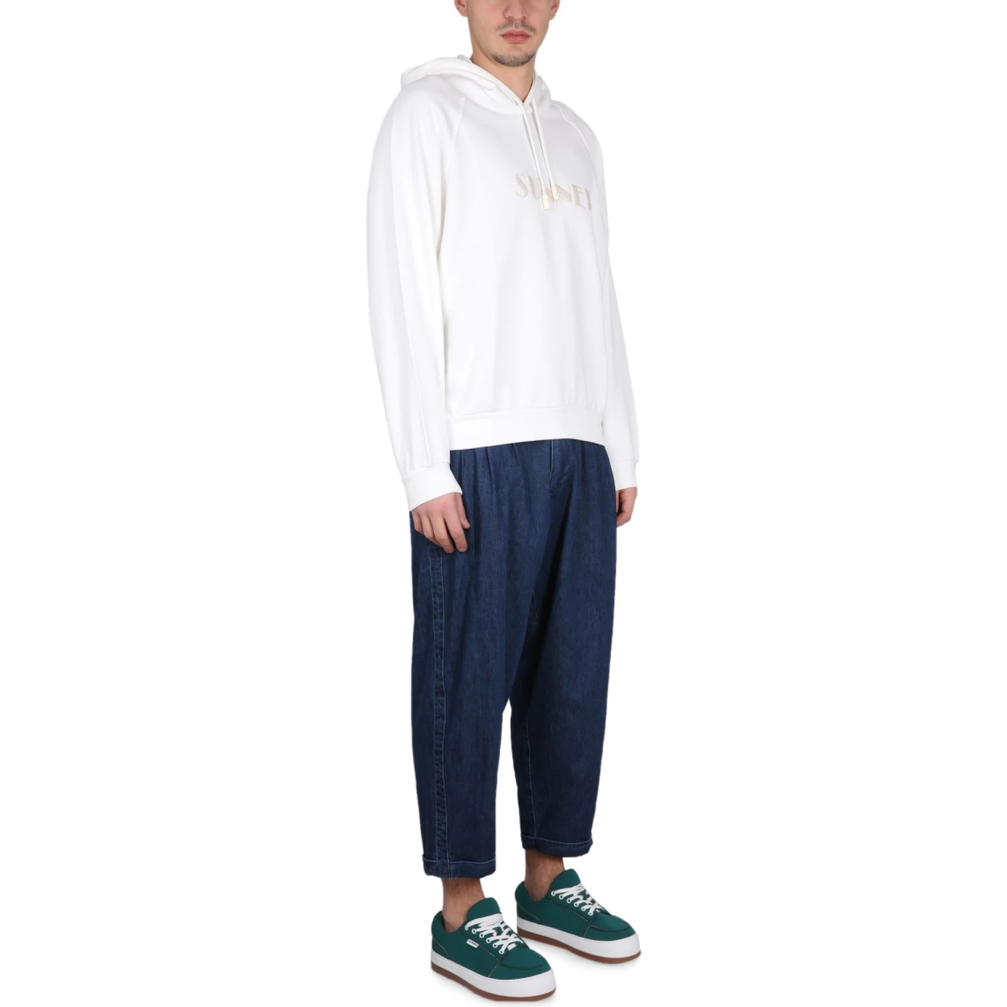 SWEATSHIRT WITH LOGO EMBROIDERY