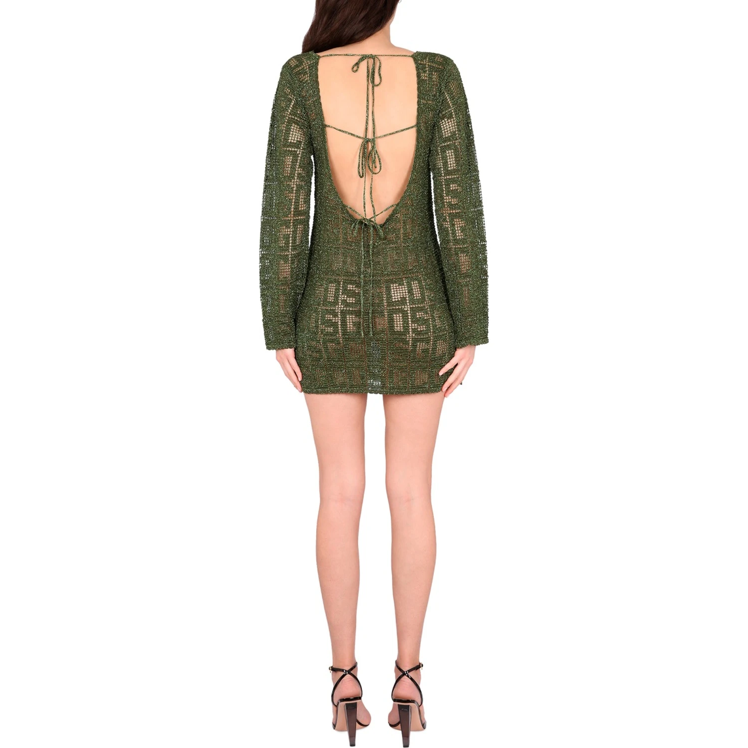 MONOGRAM MACRAME DRESS