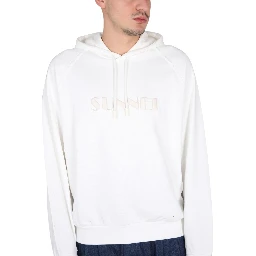 SWEATSHIRT WITH LOGO EMBROIDERY