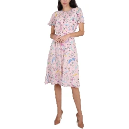 "HEELS AND FLOWERS" DRESS