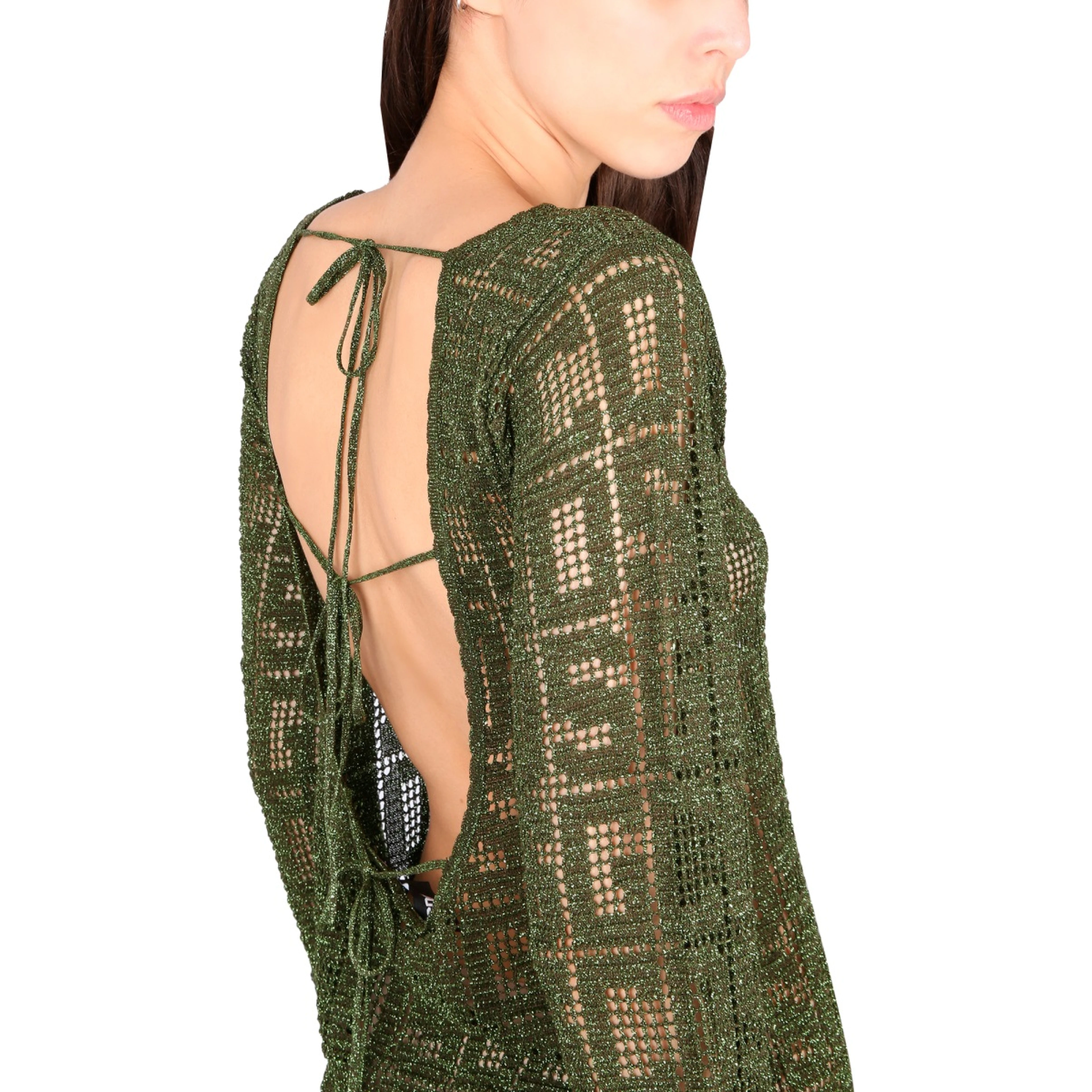 MONOGRAM MACRAME DRESS