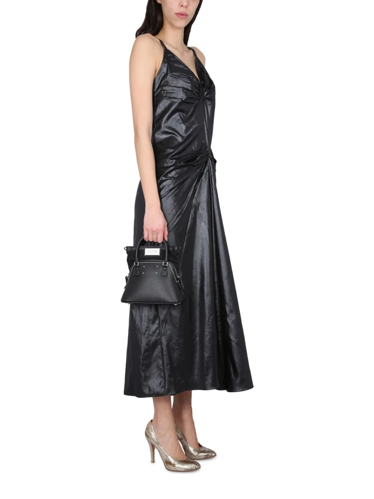 MOIRÉ POLYESTER DRESS alternative