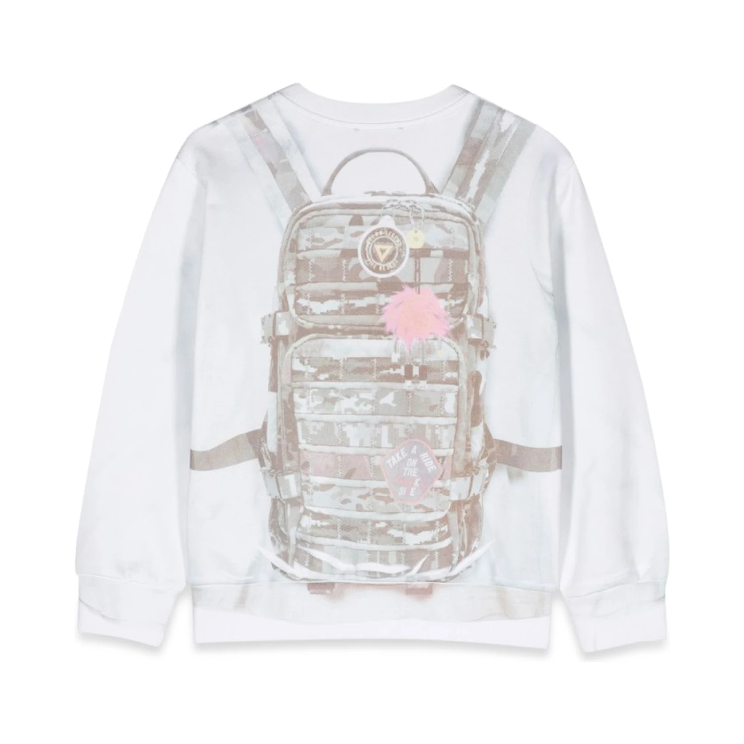 saffy over crewneck sweatshirt