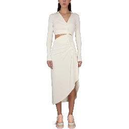 DRESS WITH RUFFLES