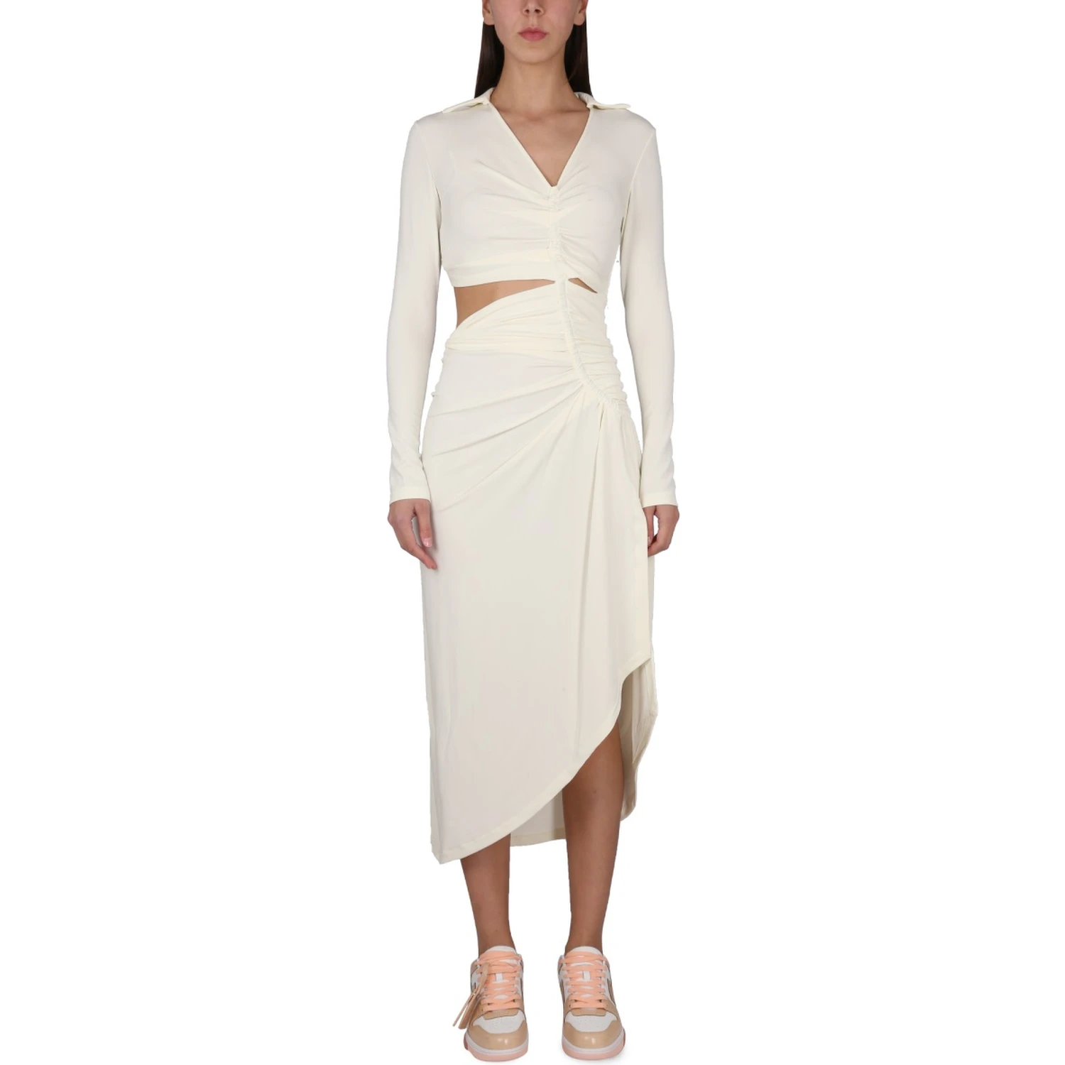 DRESS WITH RUFFLES