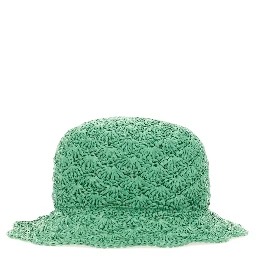 RAFFIA BUCKET HAT