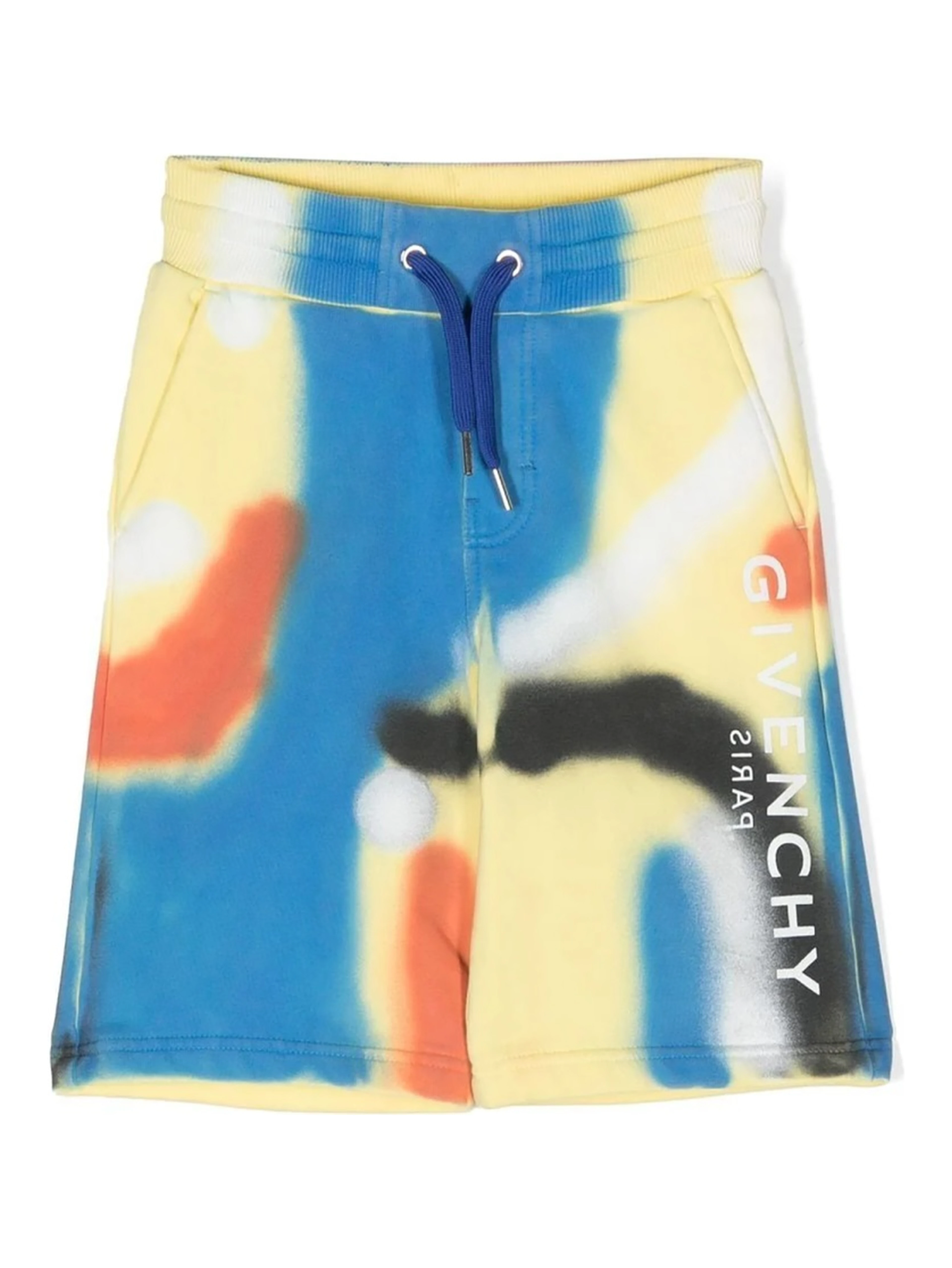 multicolor bermuda shorts side logo