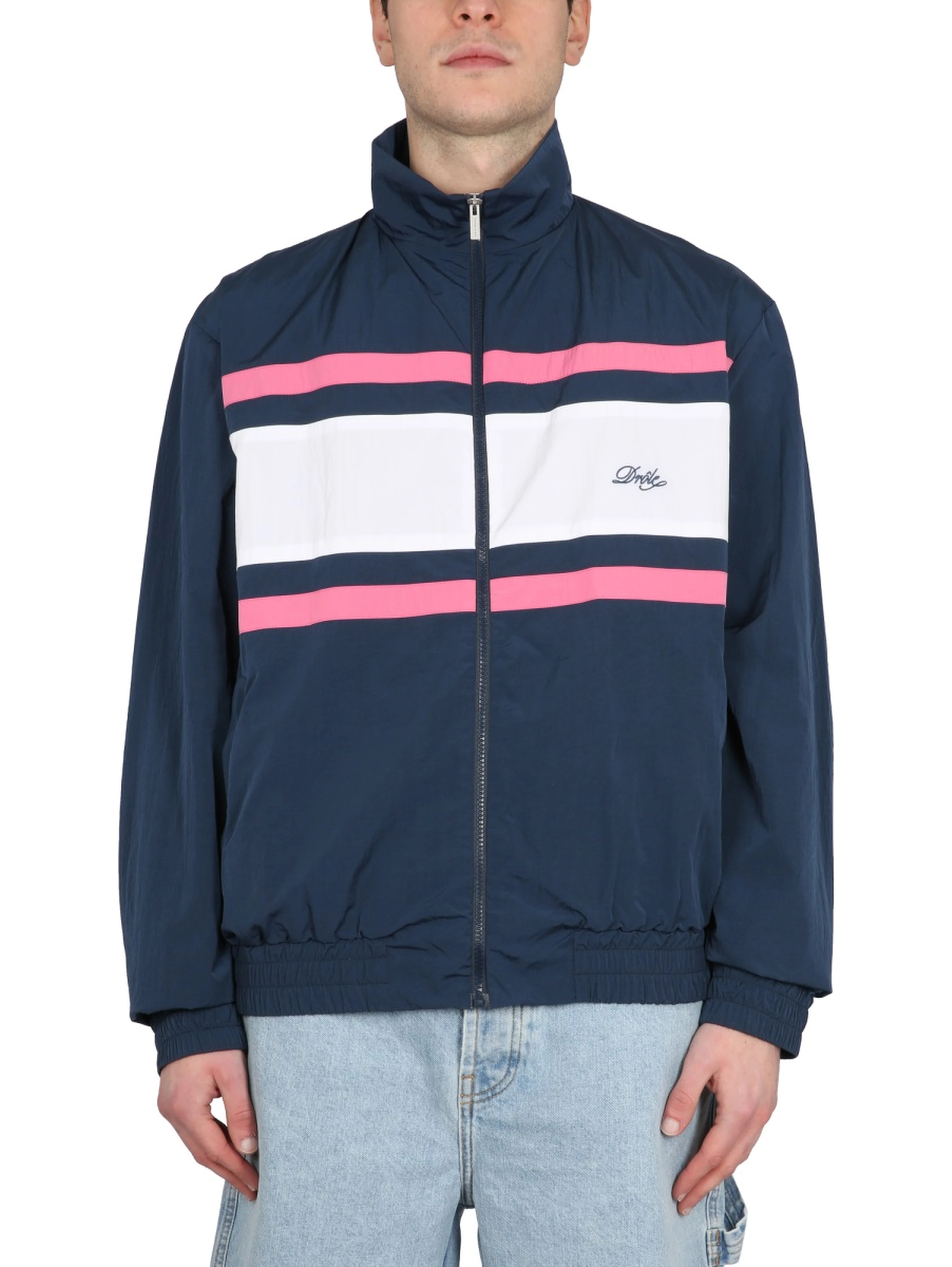 JACKET WITH LOGO EMBROIDERY