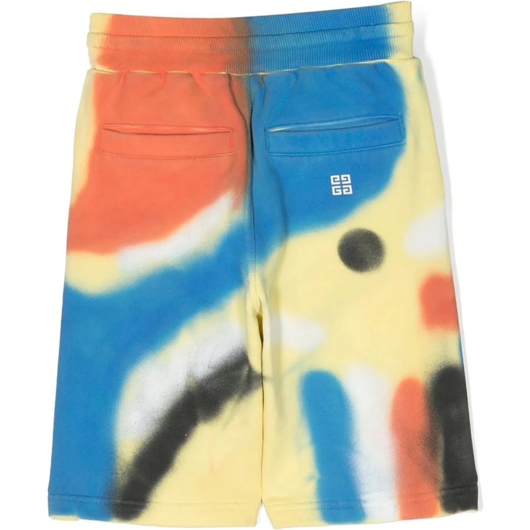 multicolor bermuda shorts side logo