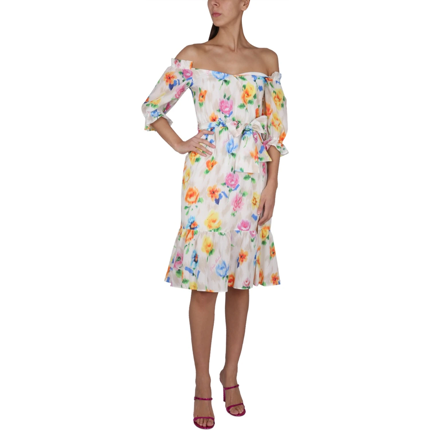 DRESS WITH FLORAL PATTERN