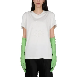 T-SHIRT WITH LOGO EMBROIDERY