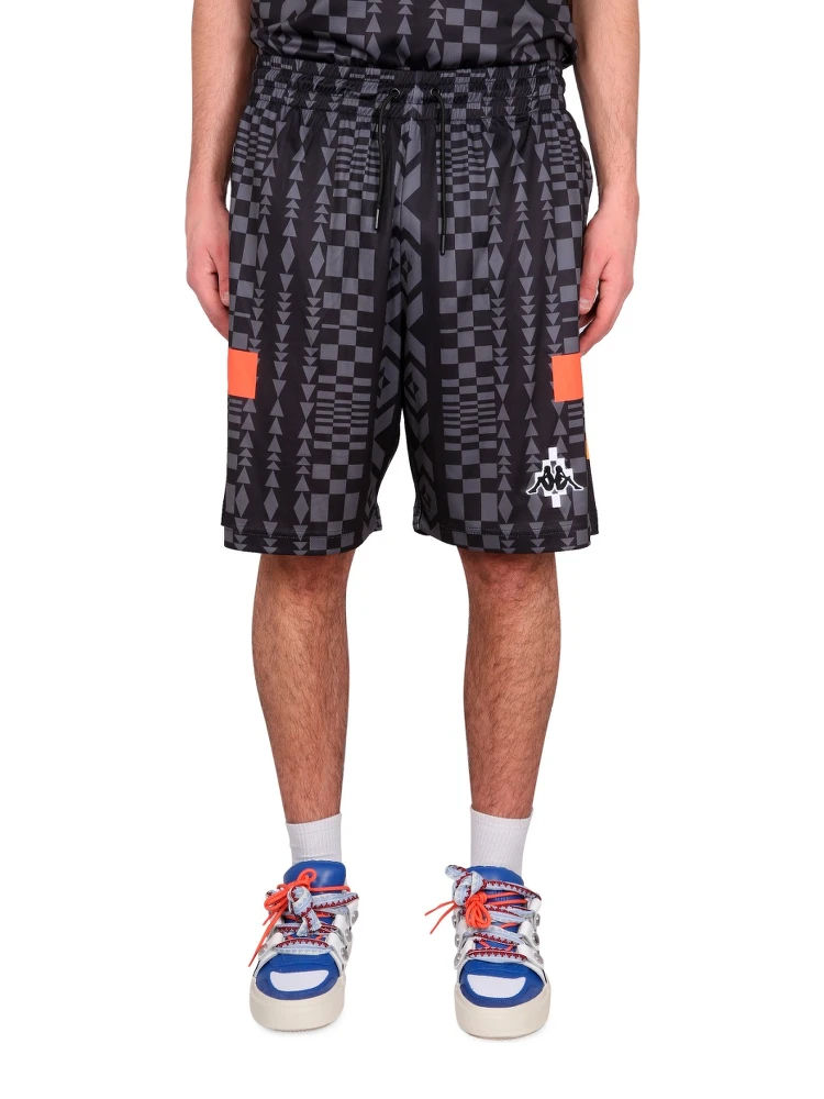 MARCELO BURLON X KAPPA BERMUDA SHORTS