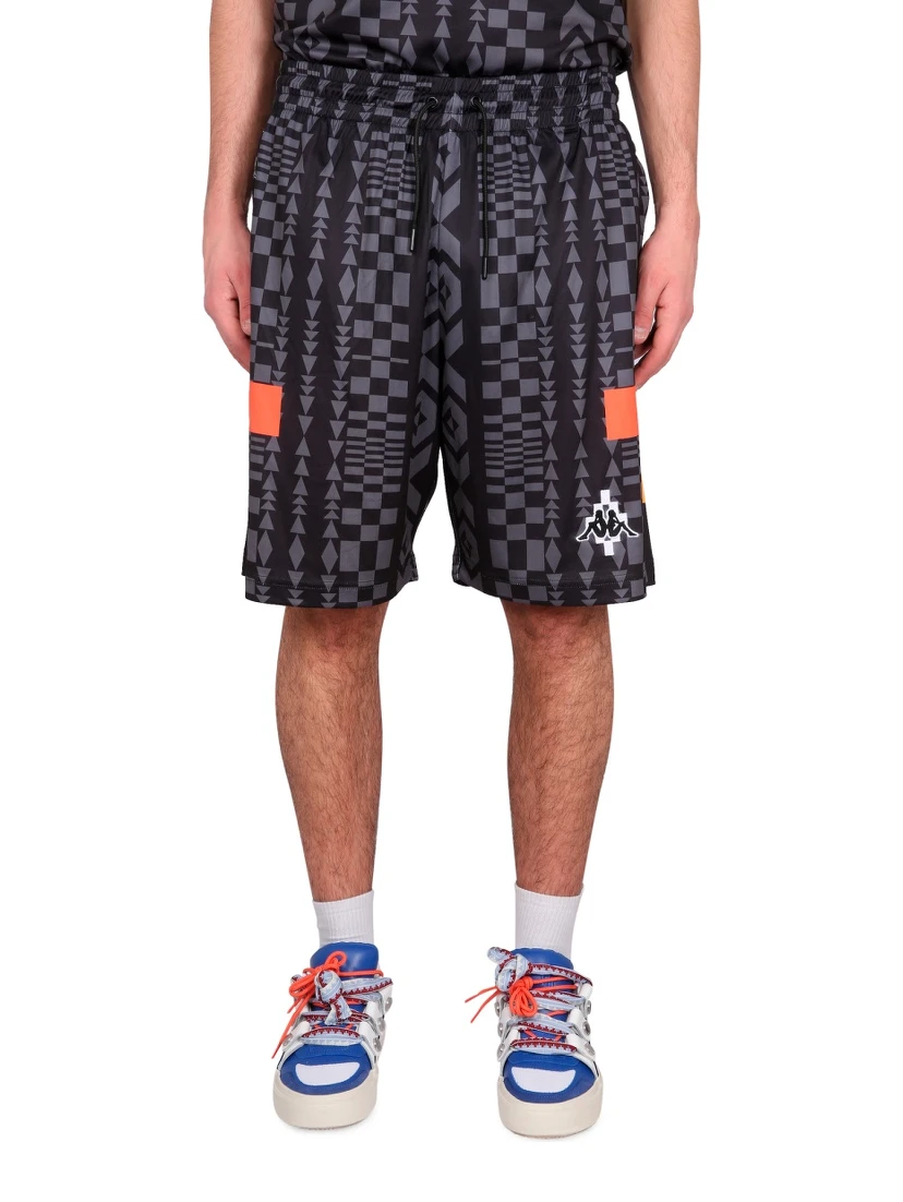 MARCELO BURLON X KAPPA BERMUDA SHORTS