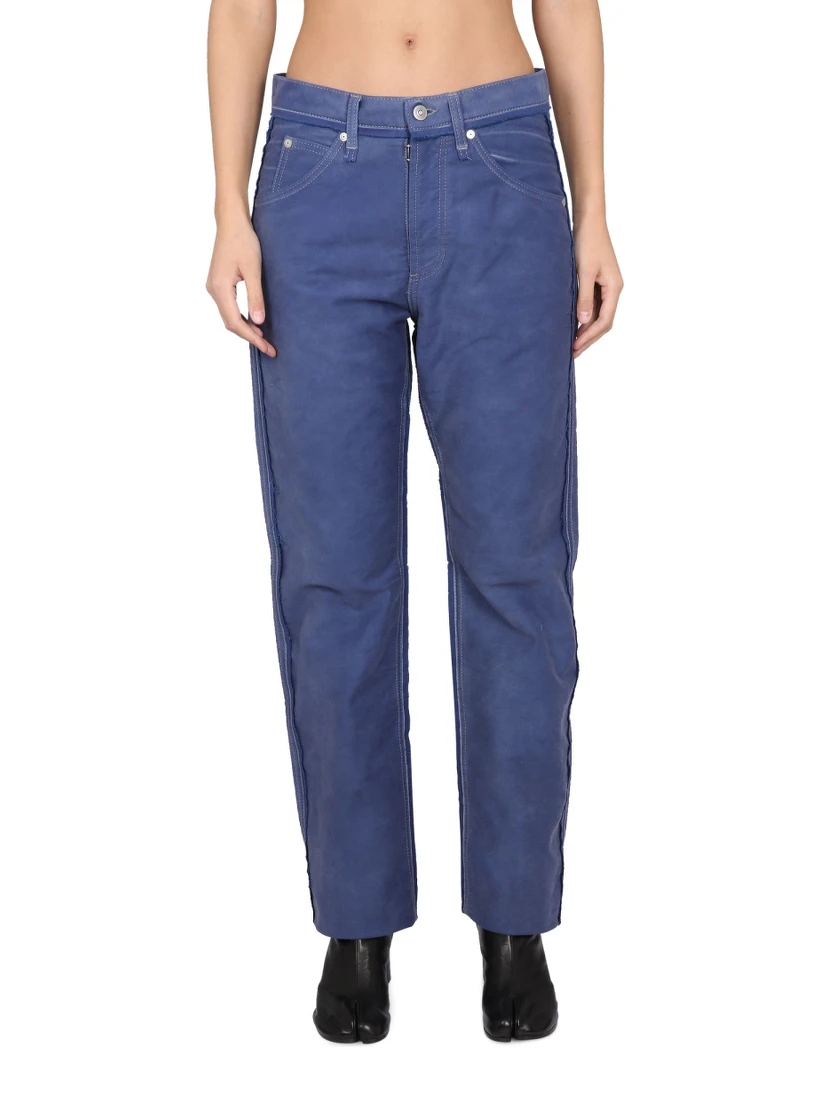 DISTRESSED JEANS EFFECT