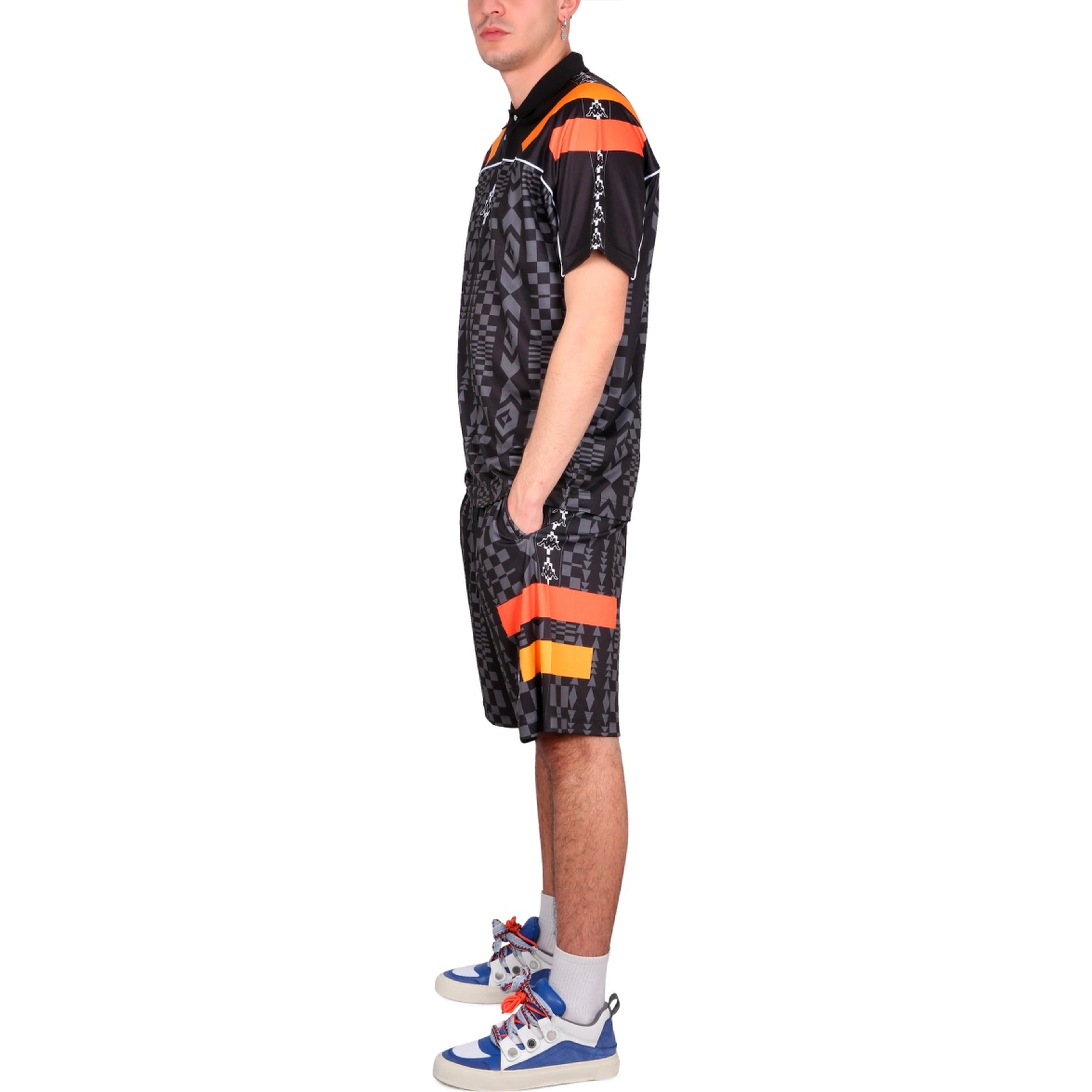 MARCELO BURLON X KAPPA BERMUDA SHORTS