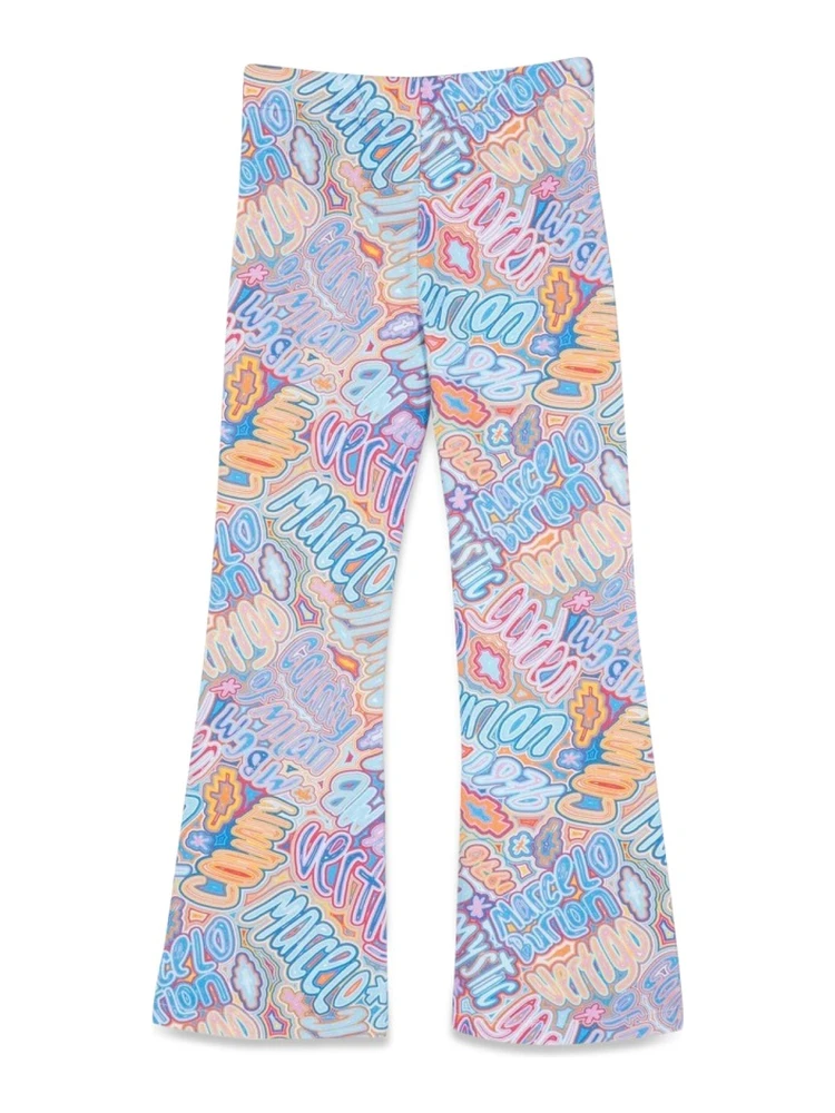 بنطال واسع الساقين بأطراف مشقوقة alternative