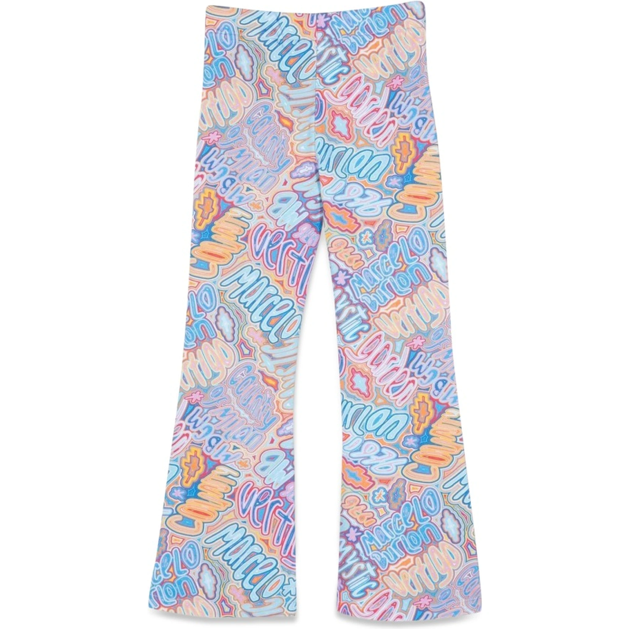flare split cuffs trousers