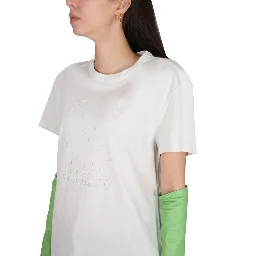 T-SHIRT WITH LOGO EMBROIDERY