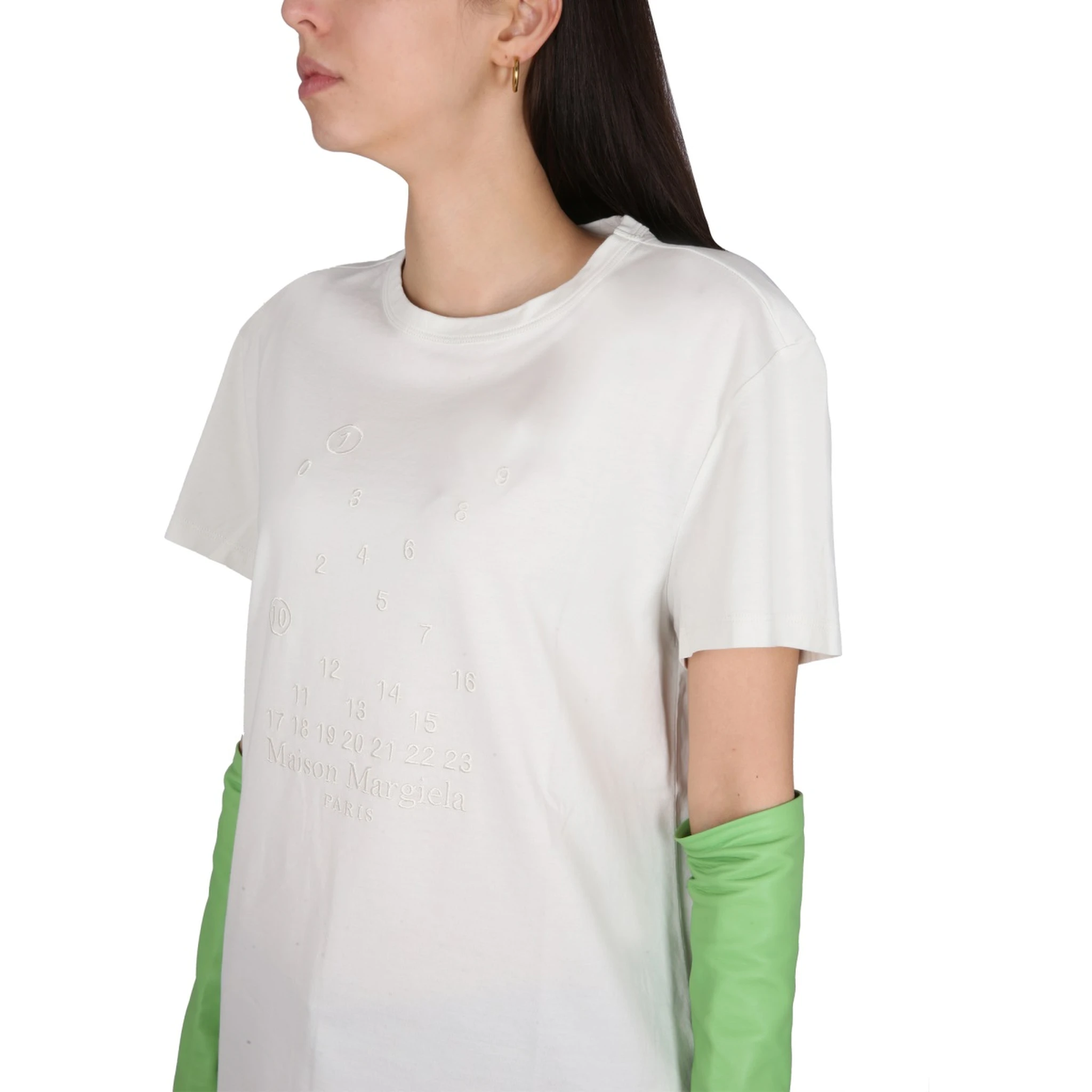 T-SHIRT WITH LOGO EMBROIDERY