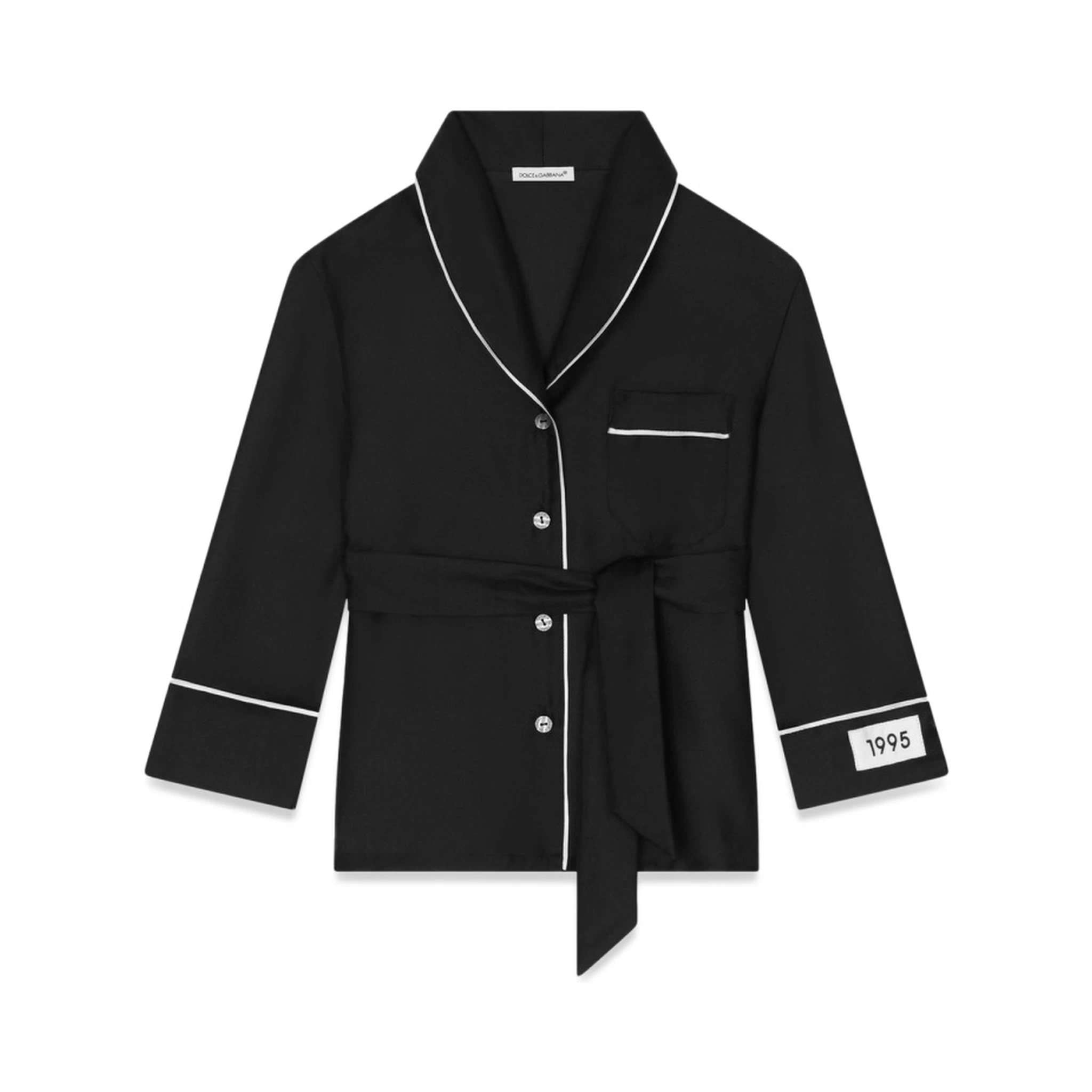 robe shirt with belt