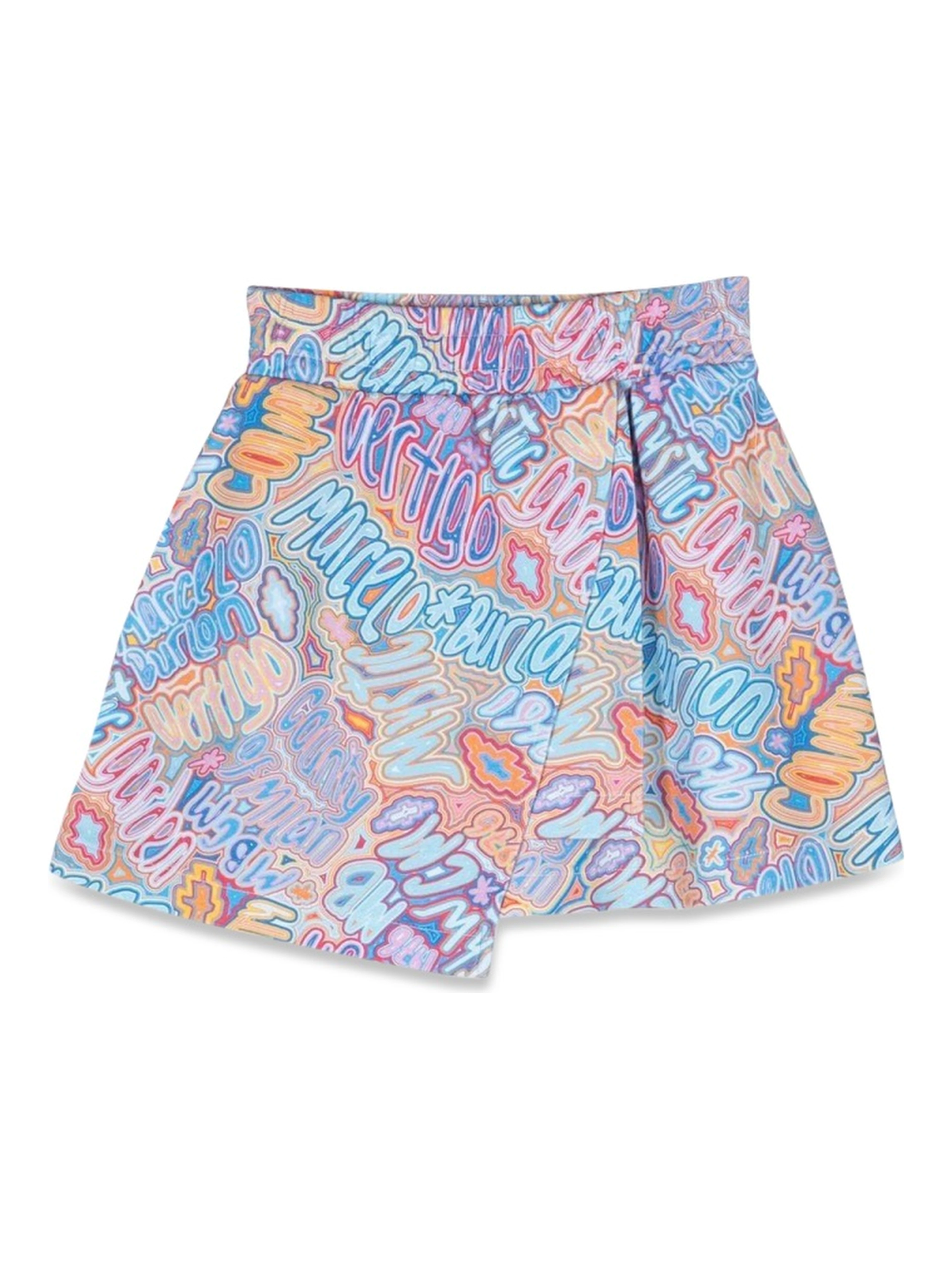 panel sweatskirt