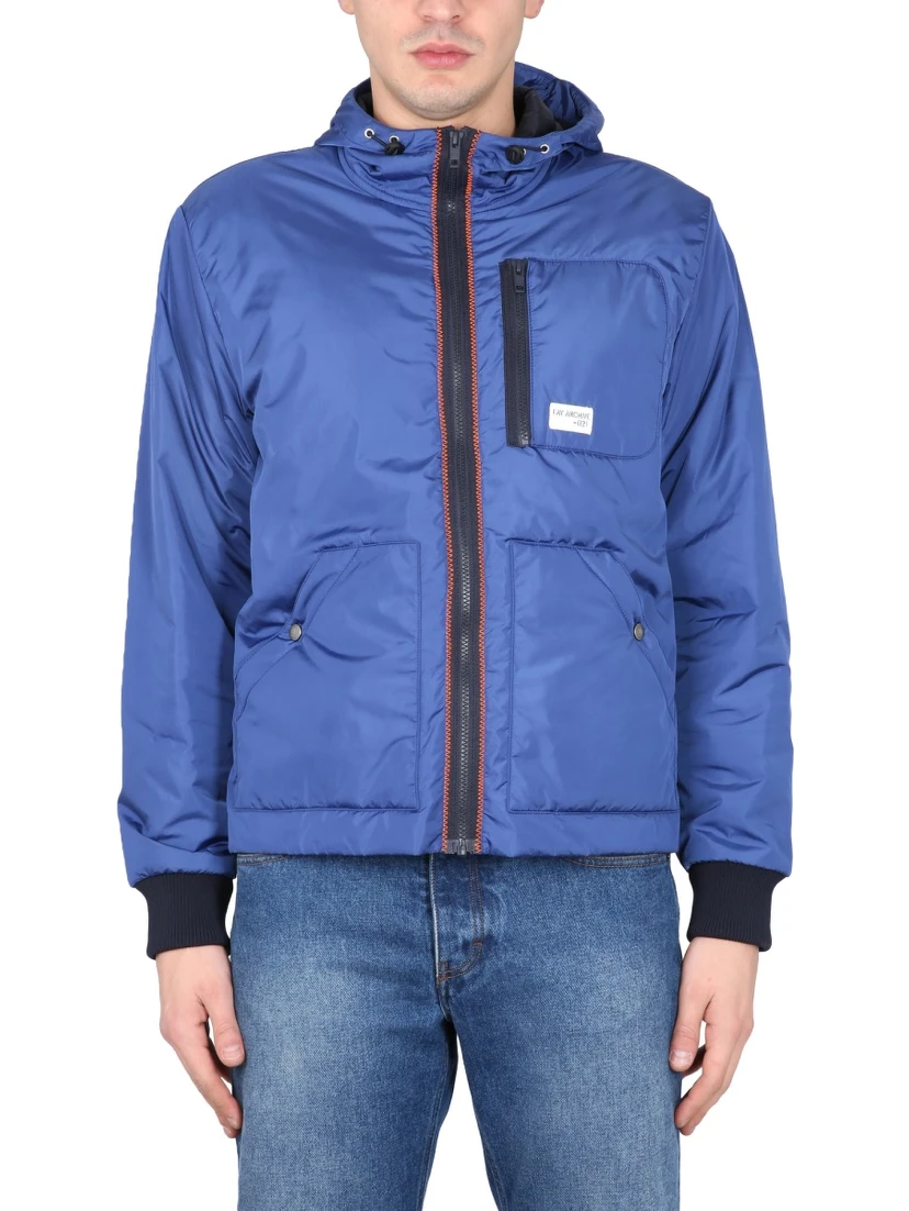 BOMBER JACKET WITH LOGO